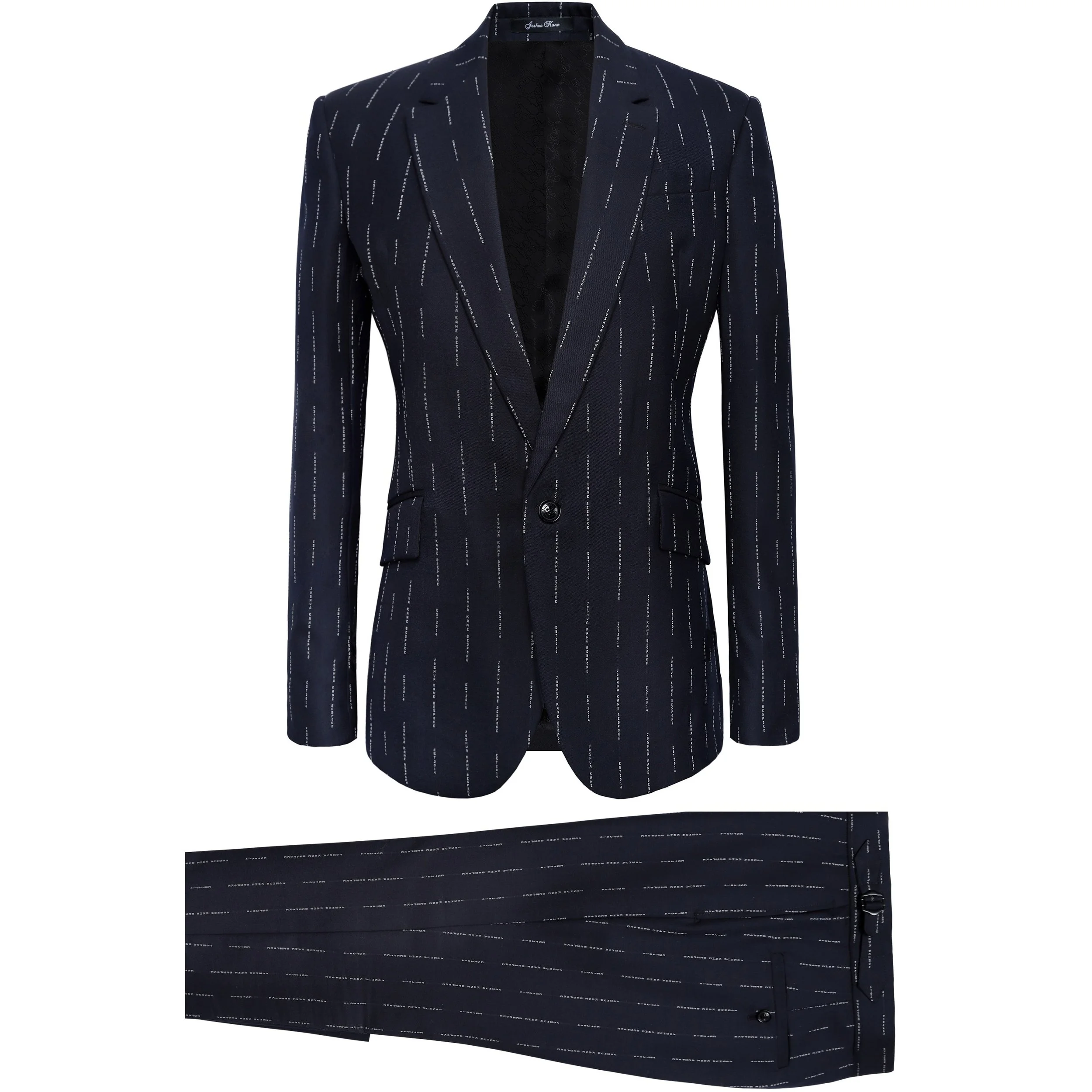 Joshua Kane Stripe 2 Piece Suit