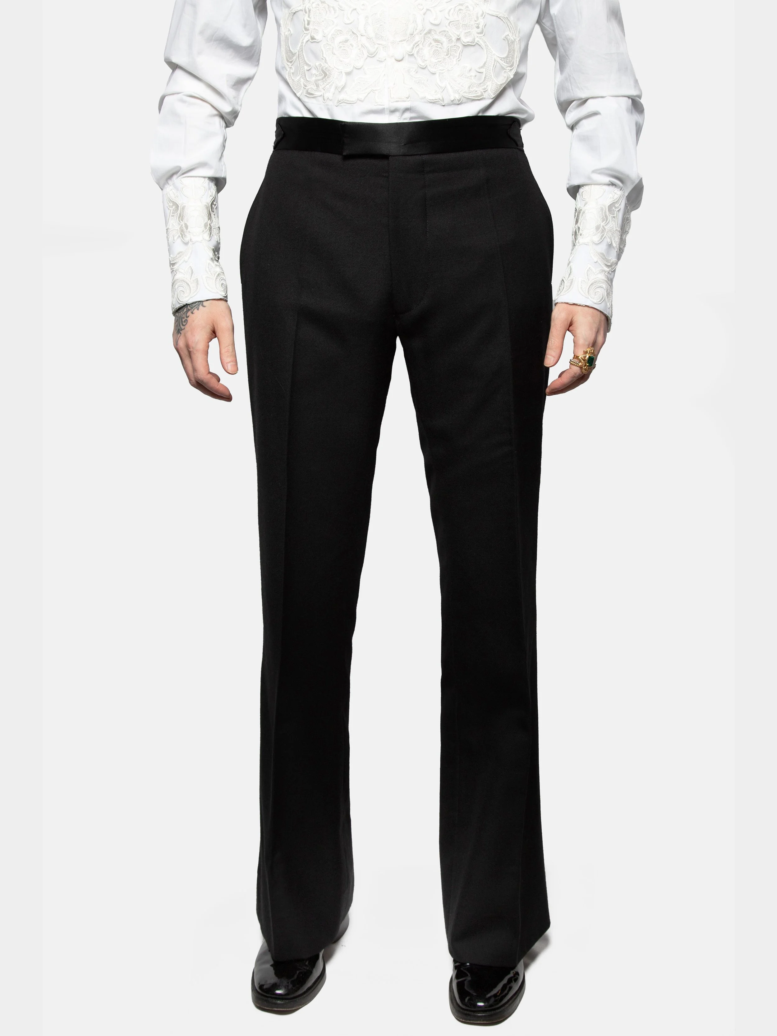 Black Flared Dinner Trousers 1.jpg