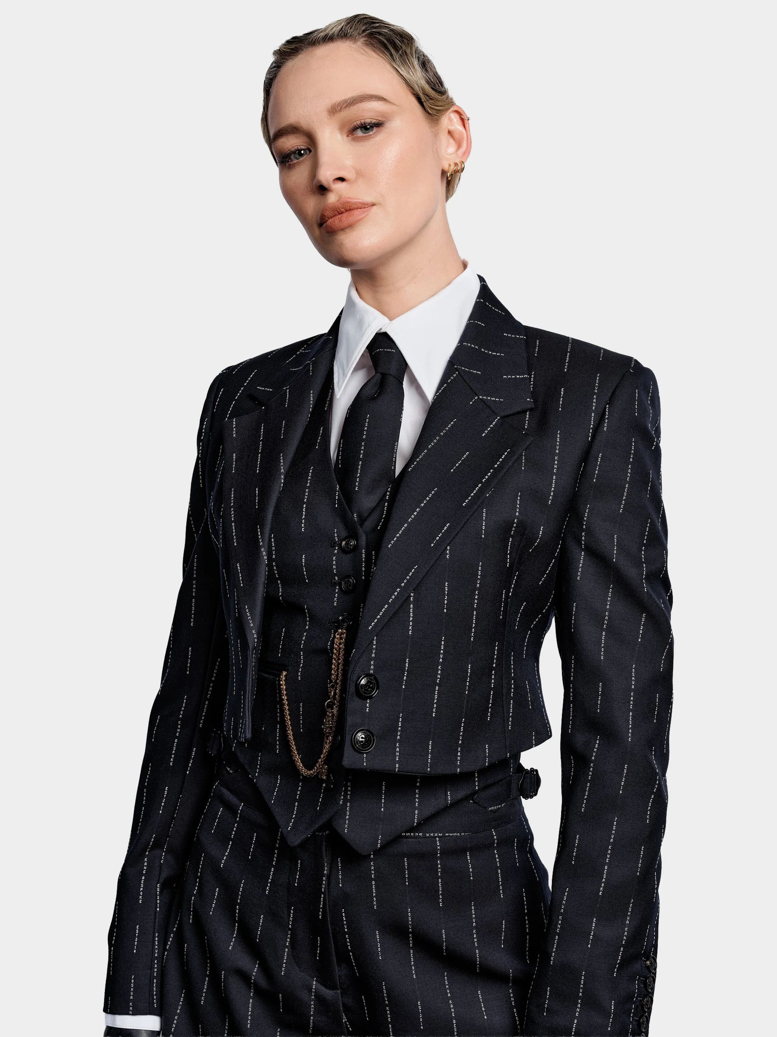 Joshua Kane Stripe Cropped Jacket2.JPG