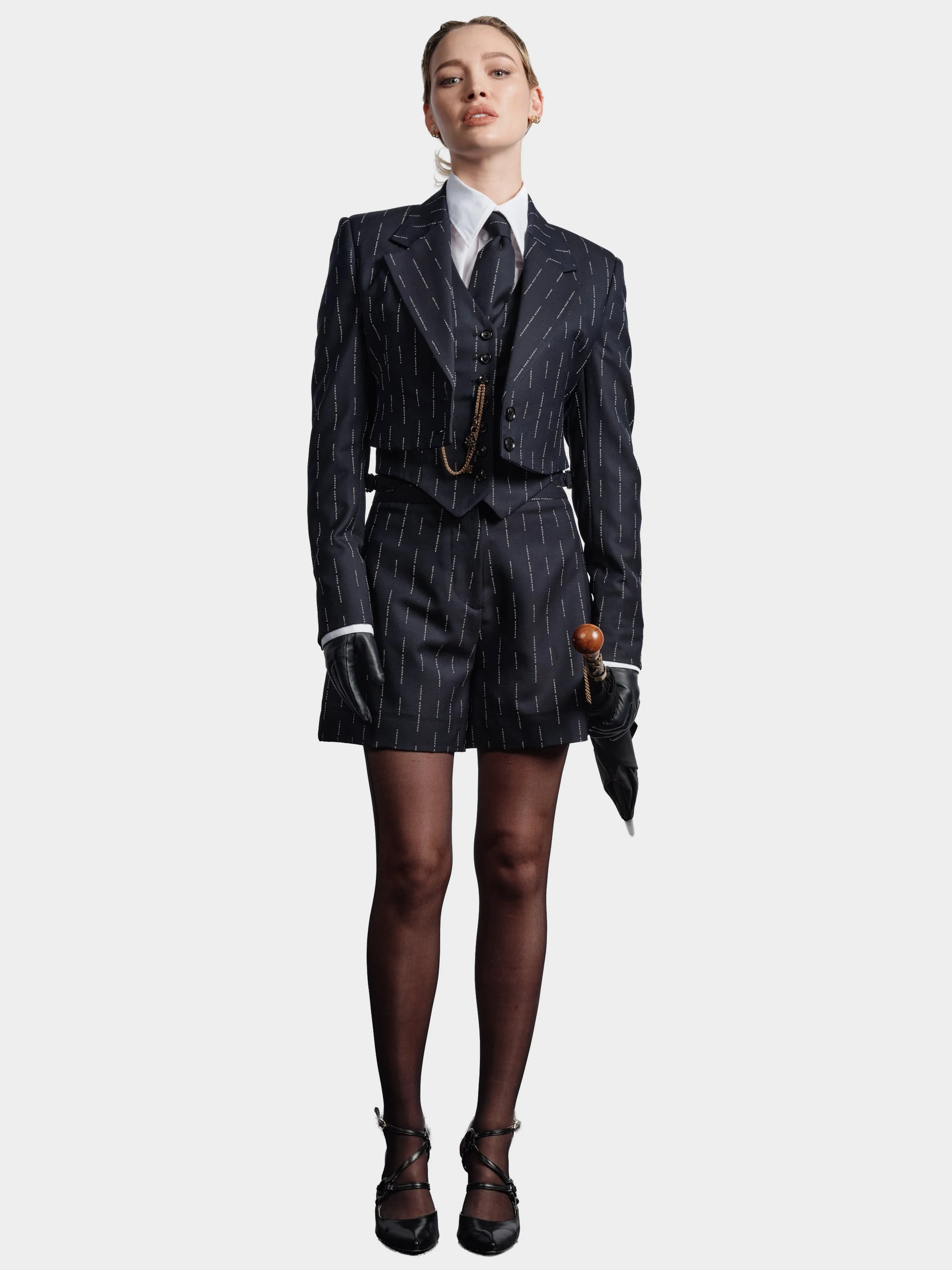 Raining Name Stripe Short Suit