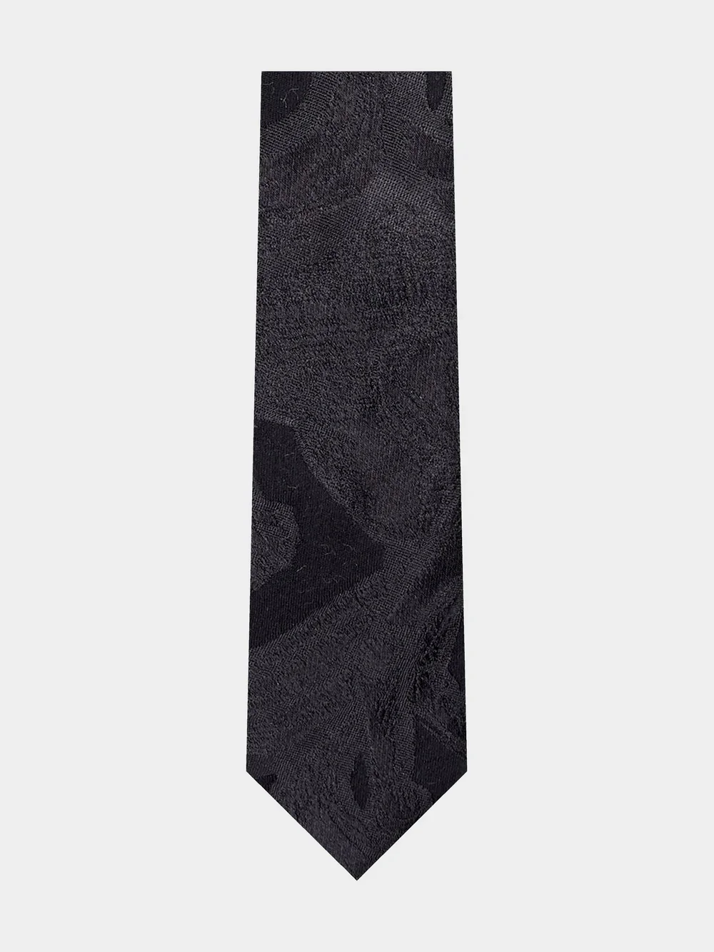 'Tonal Black Pegasus' Slim Necktie