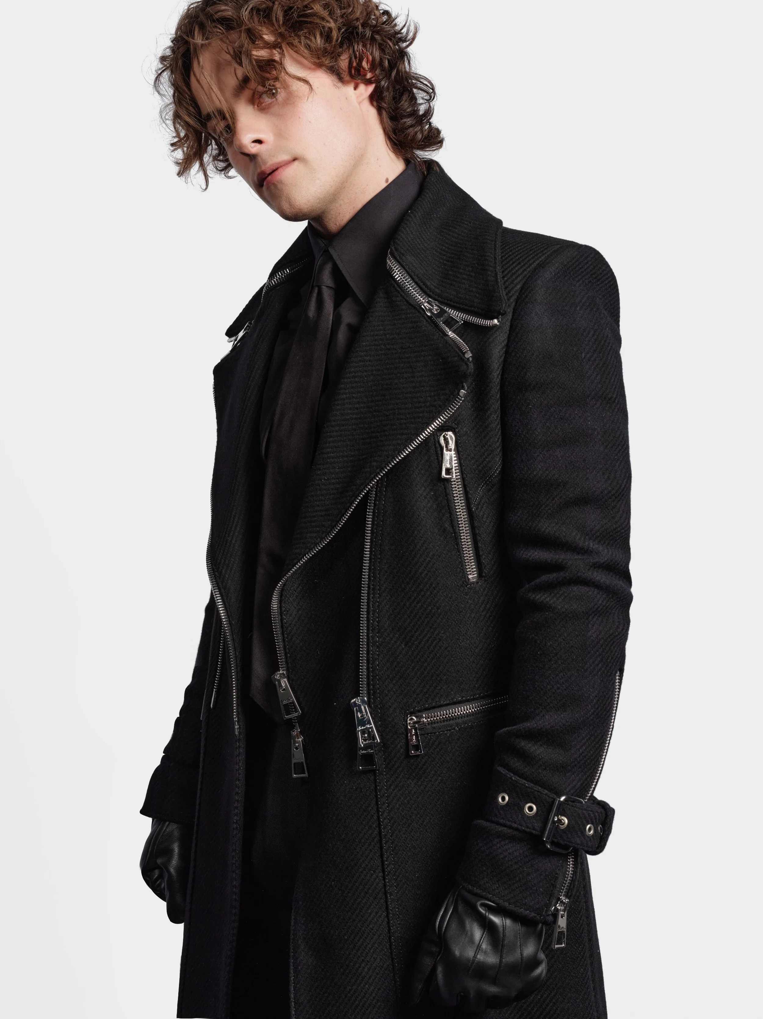 Black Wool Biker Coat 5.jpg