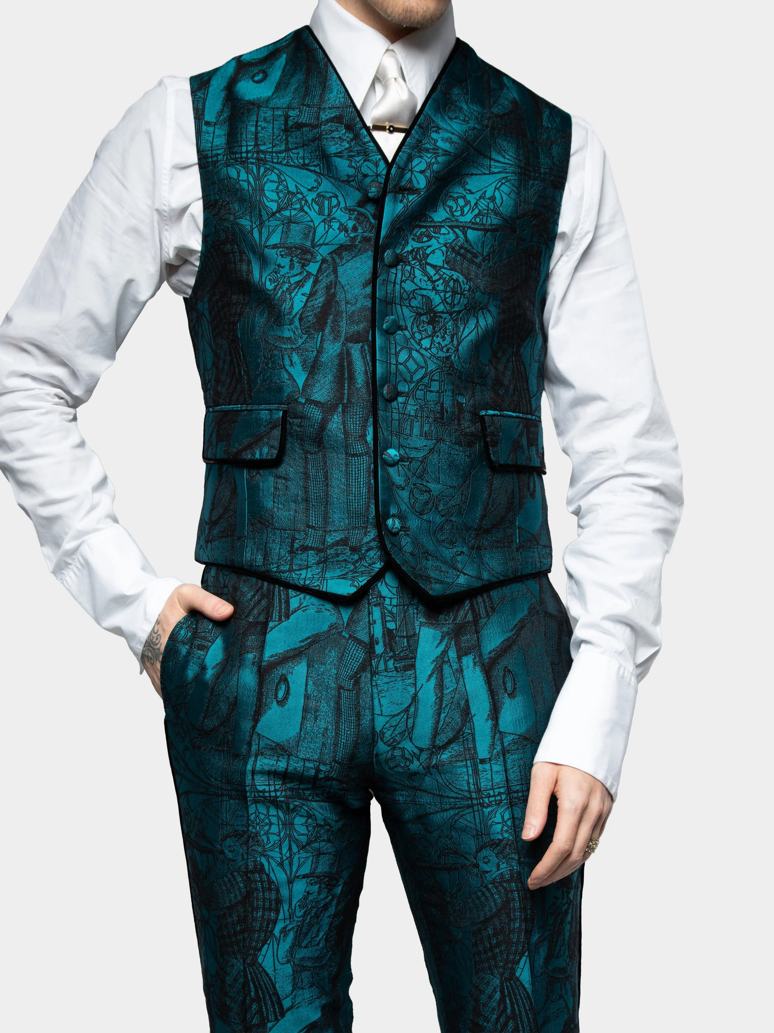 Emerald Green 3-Tailors Waistcoat4.jpg