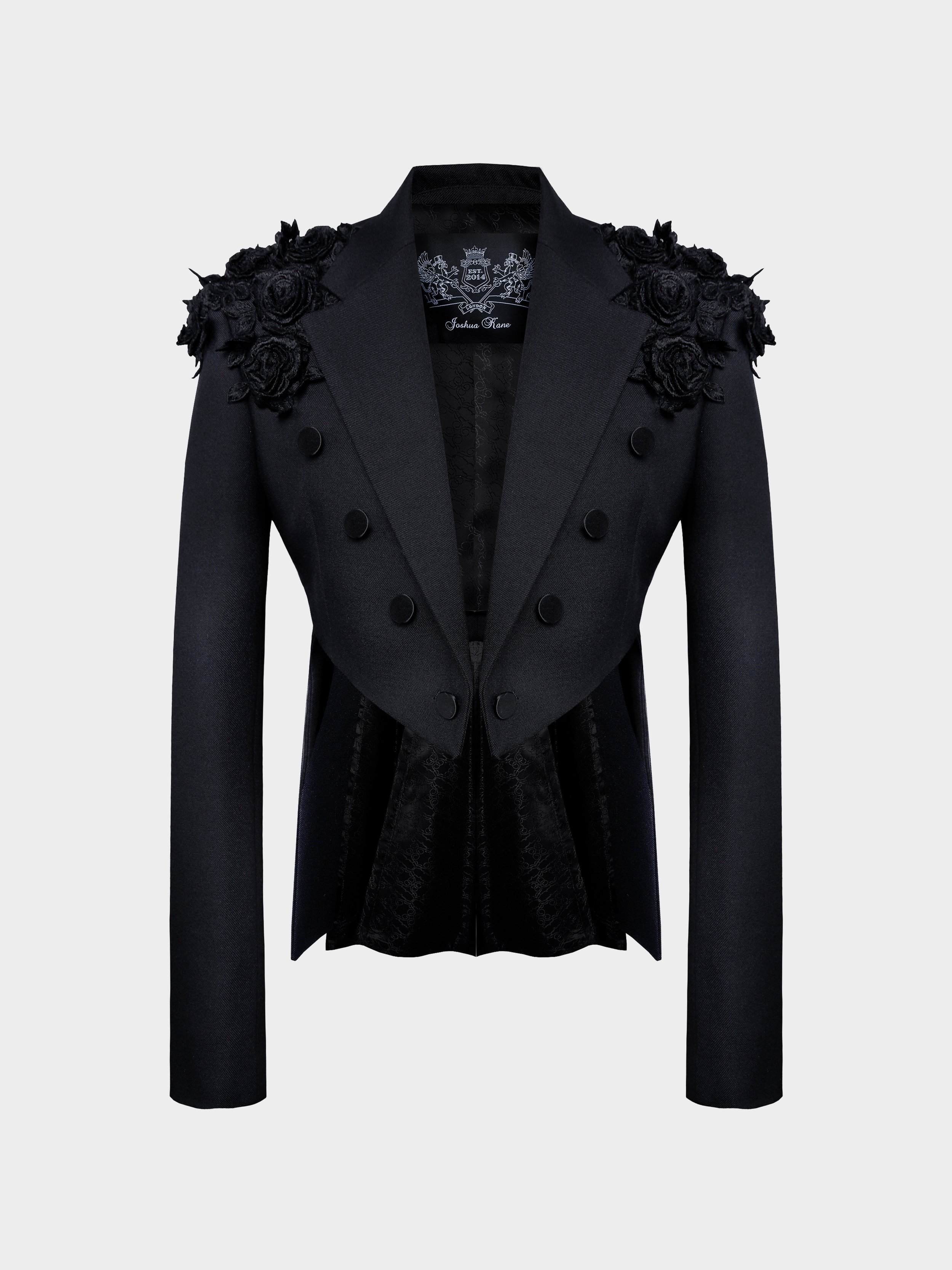 Black Rose Cropped Tailcoat