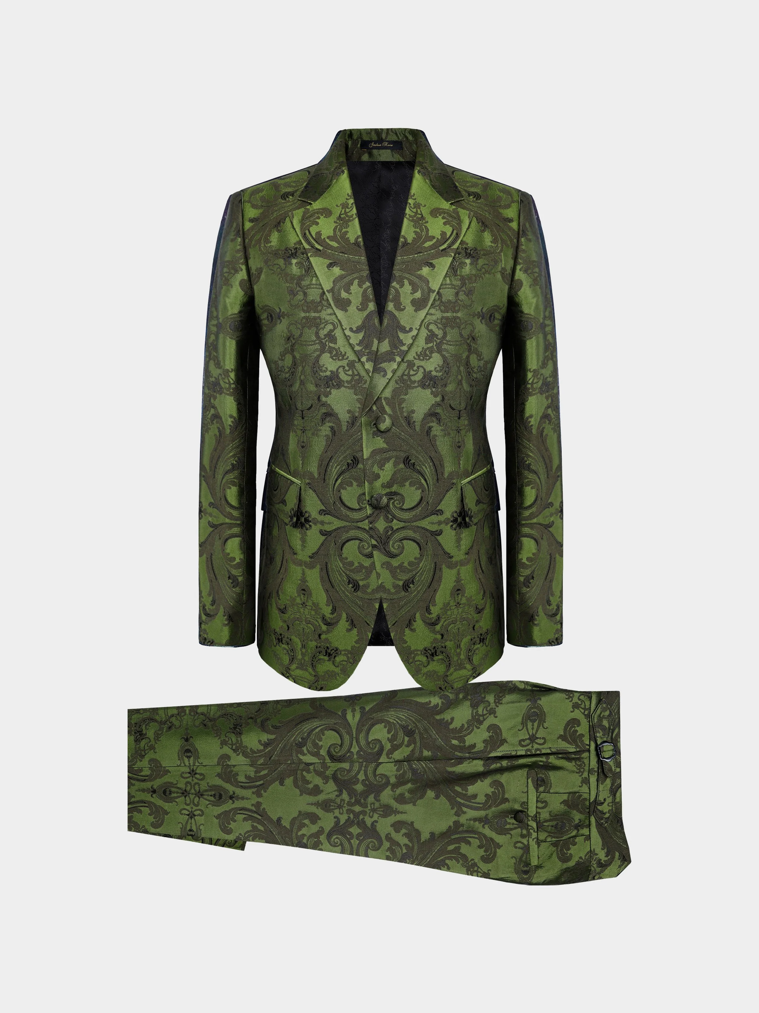 Green Scrolls Suit