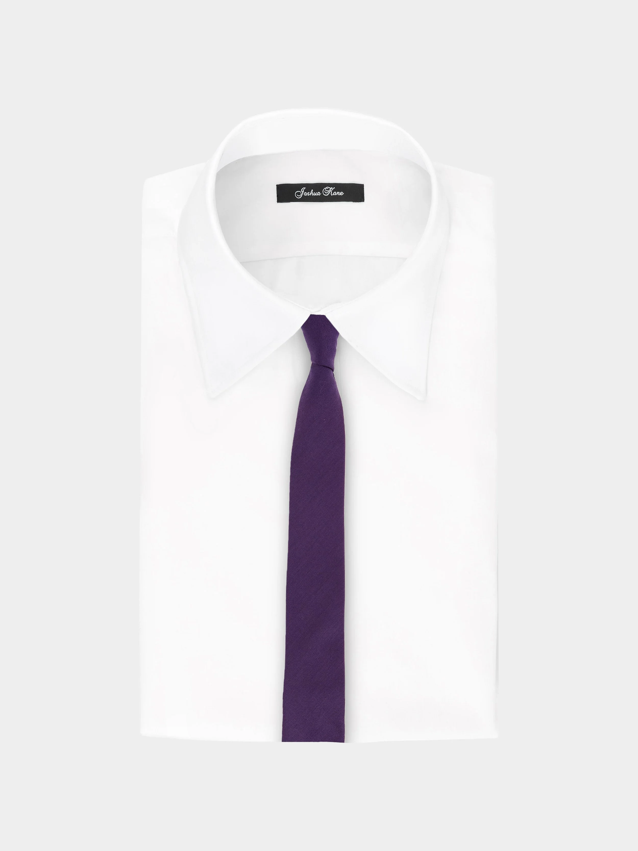 'Purple Twill' Slim Necktie 3.jpg