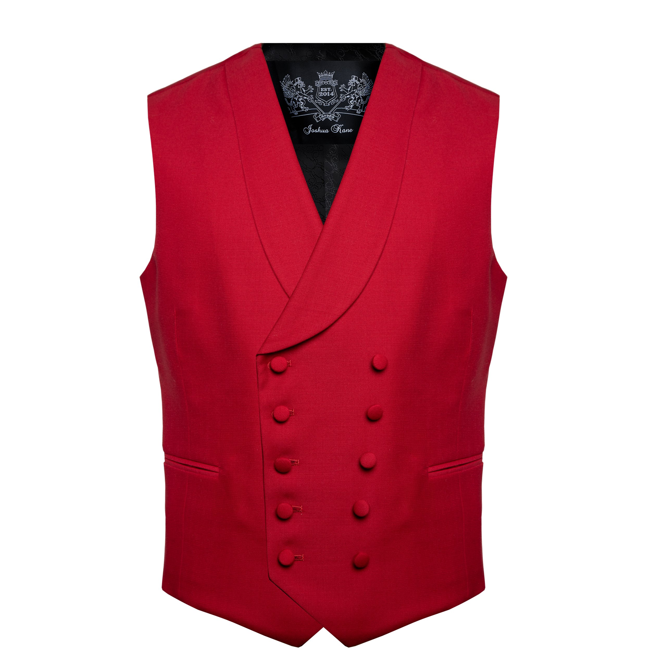 Red Wool Waistcoat
