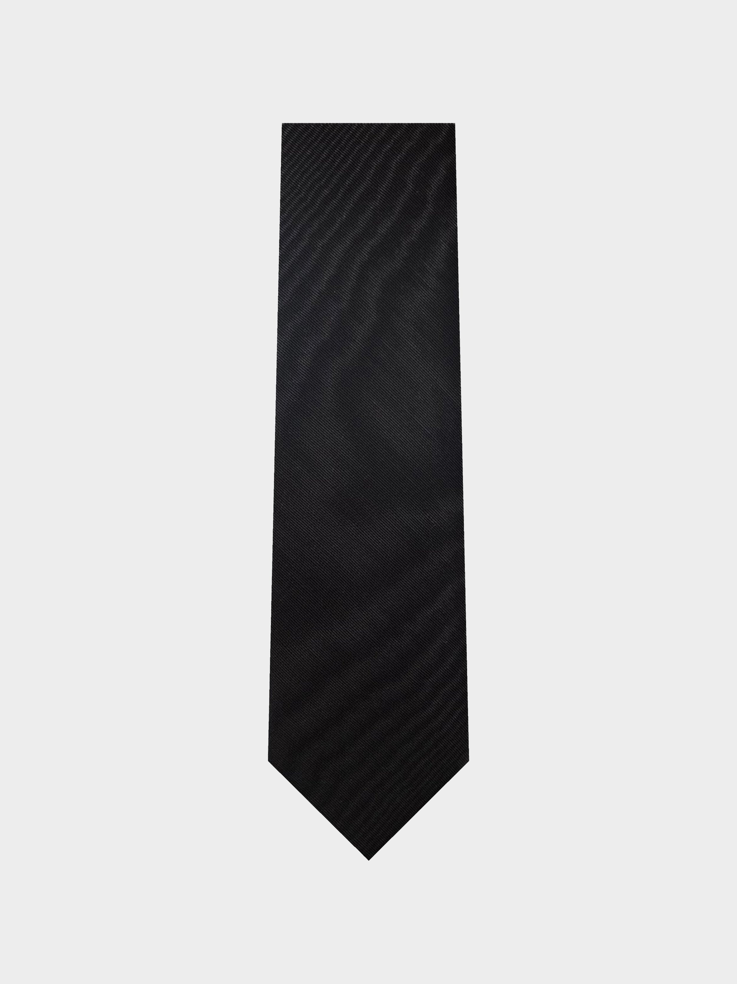 'Black Moire' Slim Necktie redo.jpg