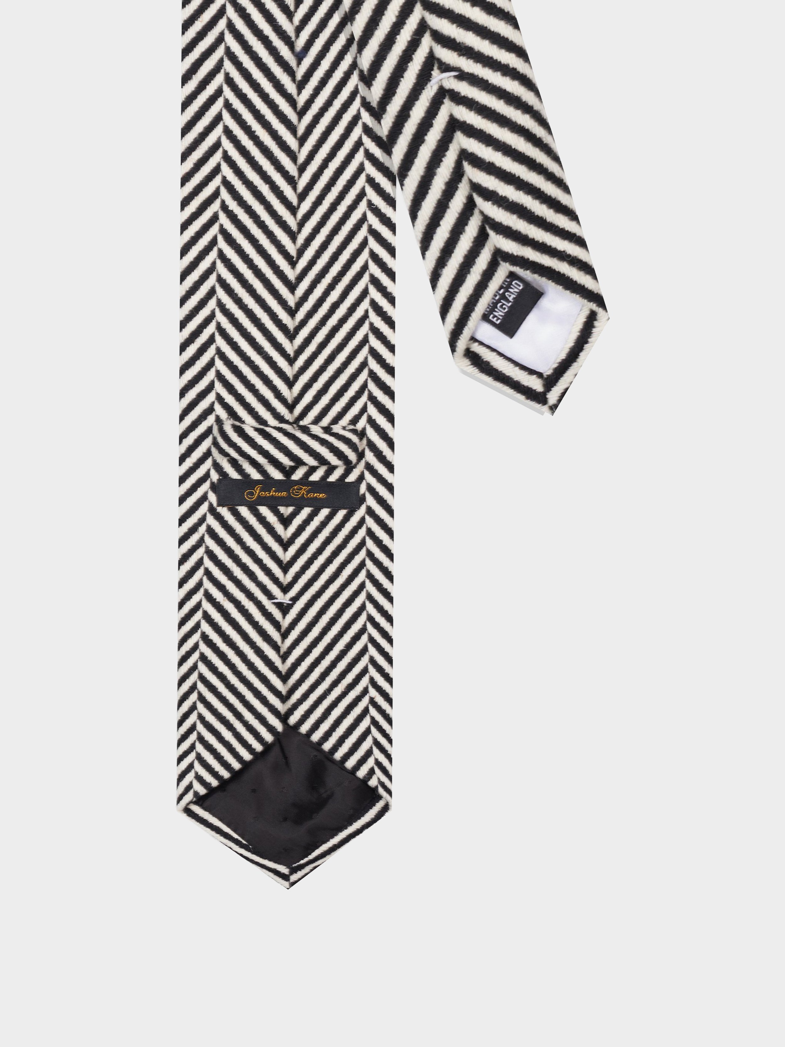 'Chevron Wool' Wide Necktie back.jpg