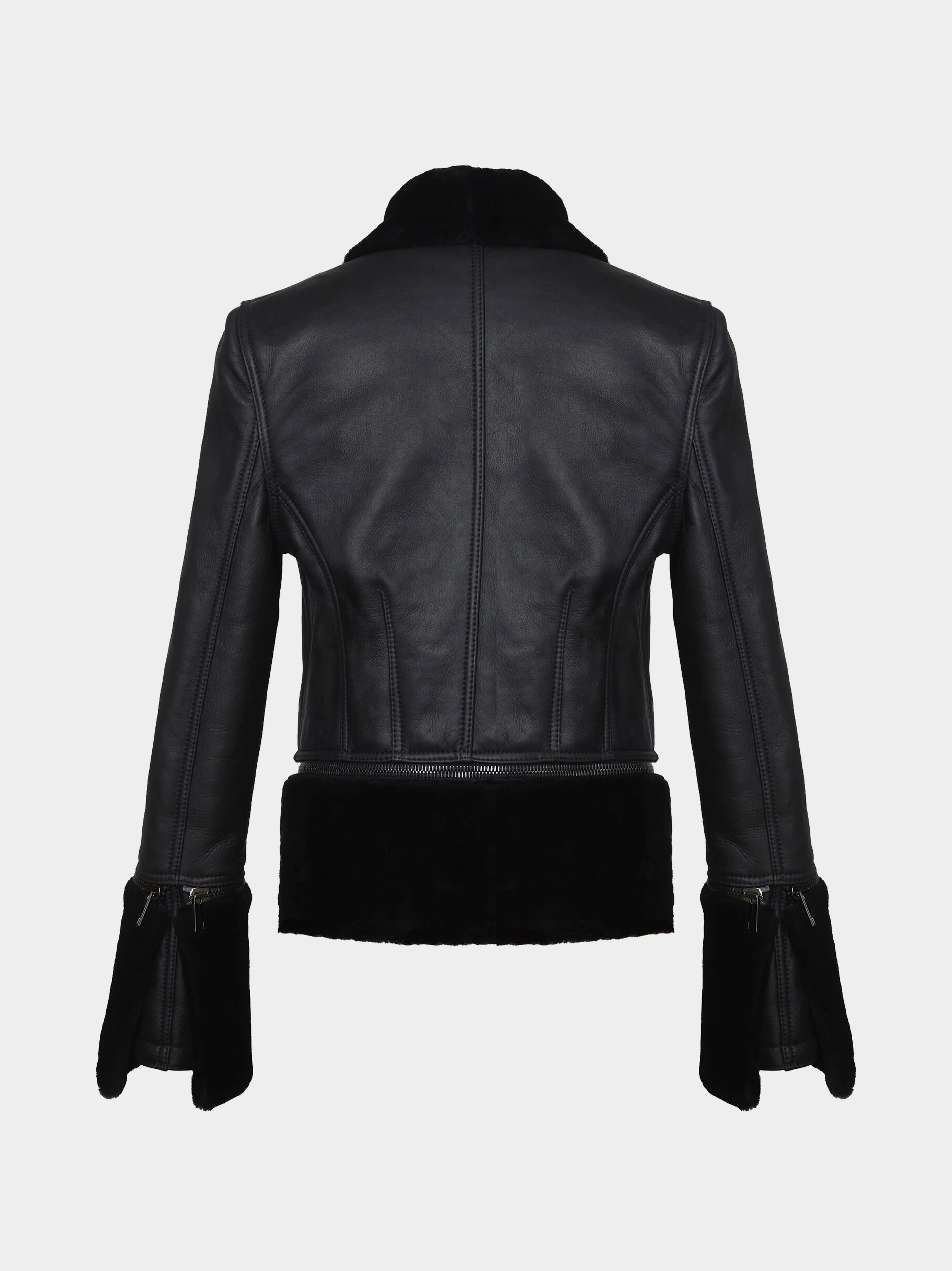 Black Bomber Jacket back.jpg