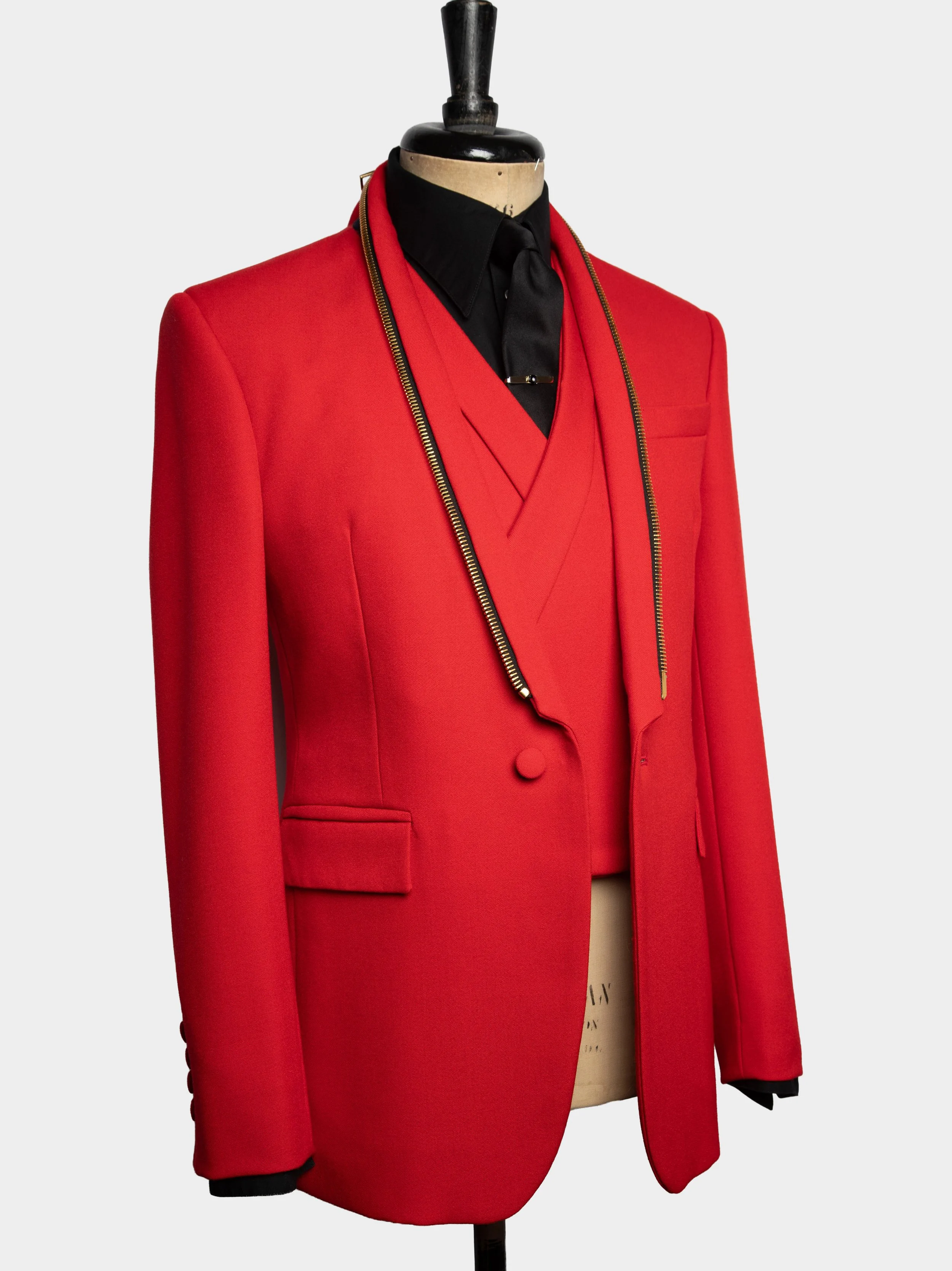 Red Barathea Zip Lapel Suitnozip.jpg