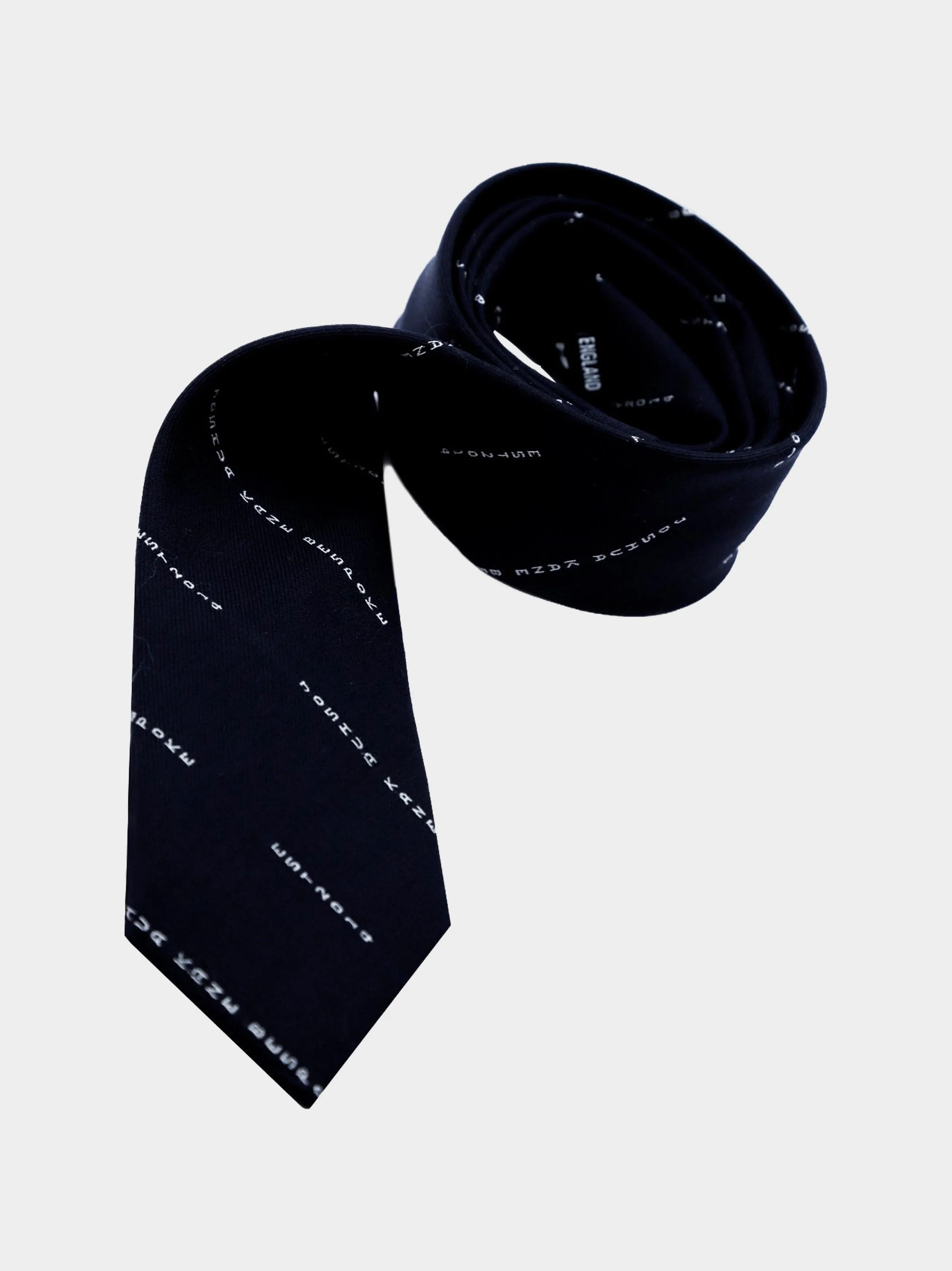 Name Stripe Slim Necktie brighter 3.jpg