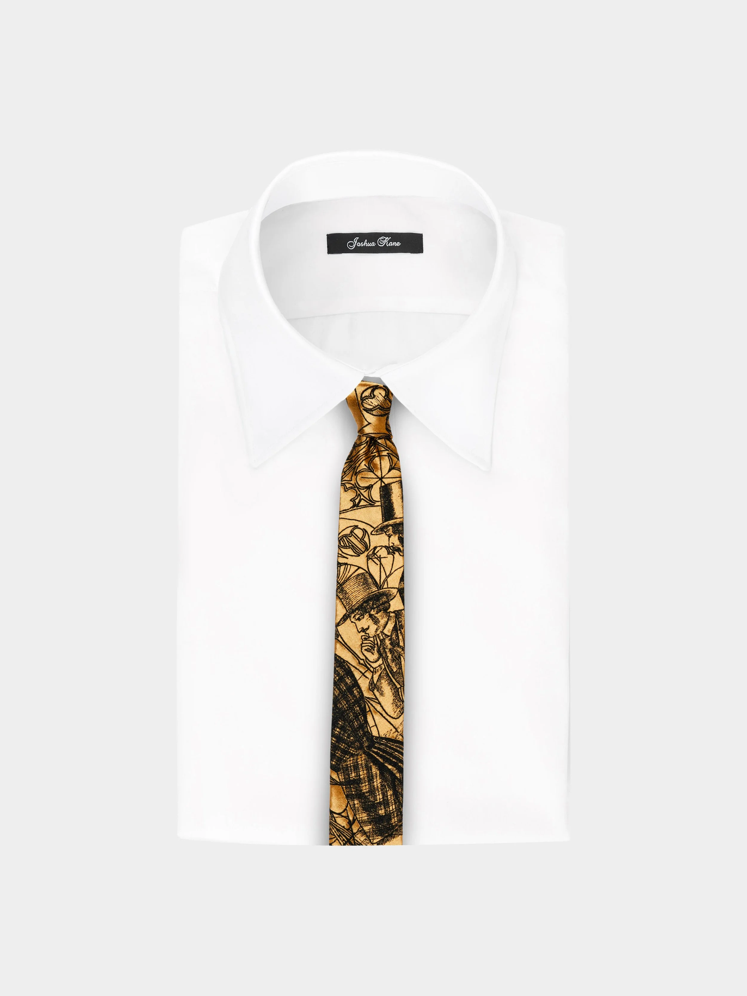 'Golden 3 Tailors' Slim Necktie shirt.jpg