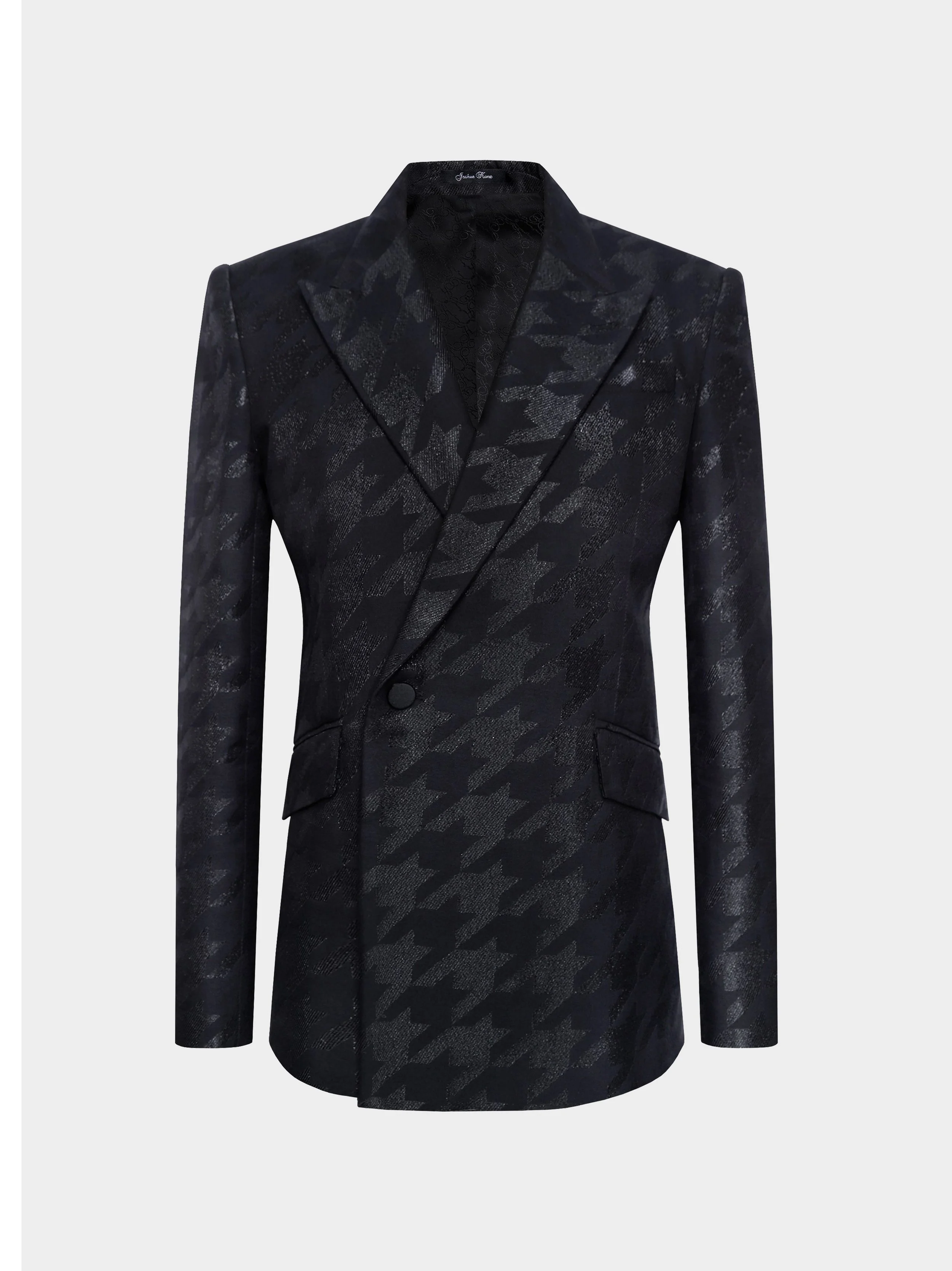 Black Houndstooth Lurex  Jacket