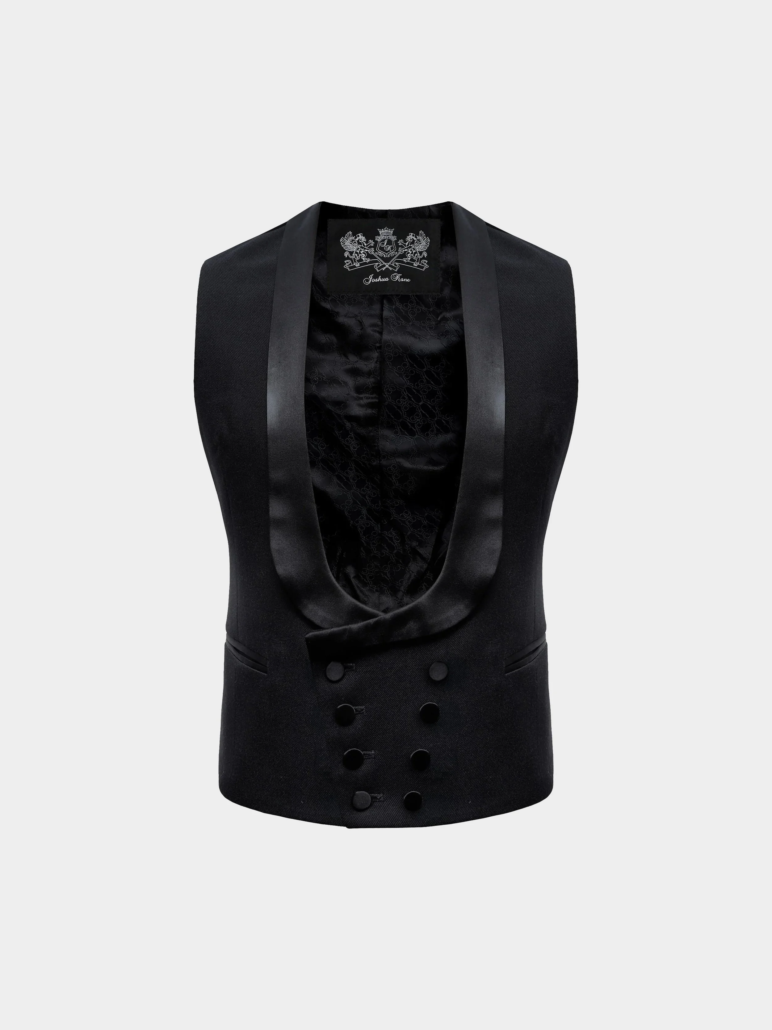 Black Wool And Silk Dinner Waistcoat.jpg