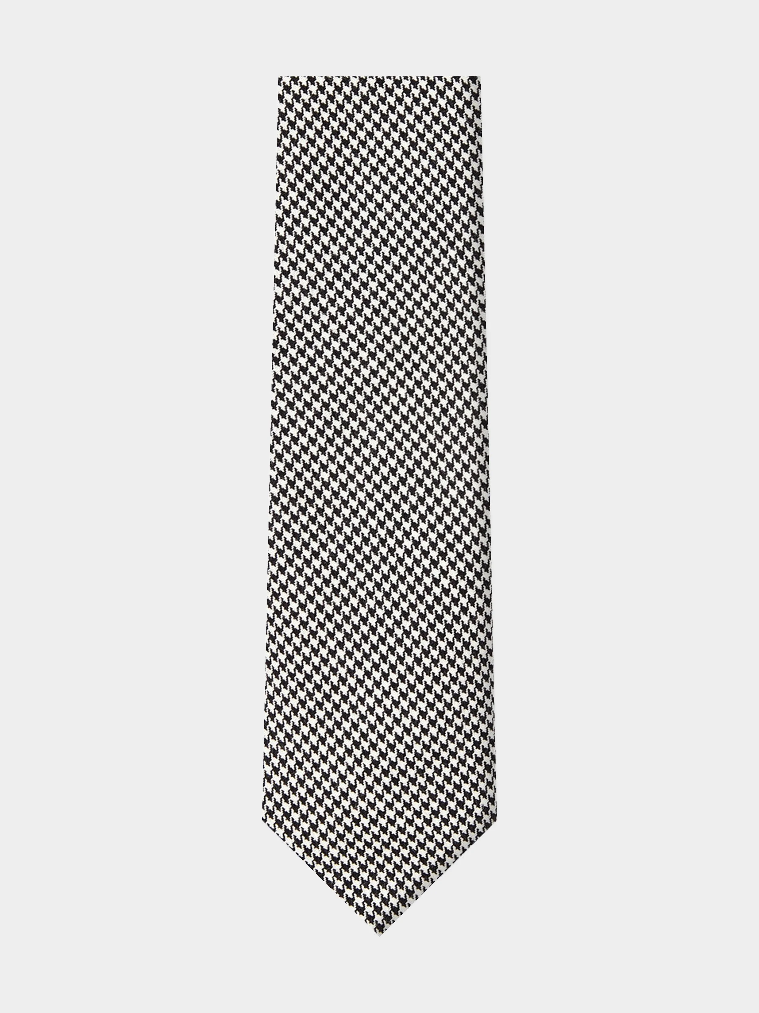 'Puppytooth' Slim Necktie