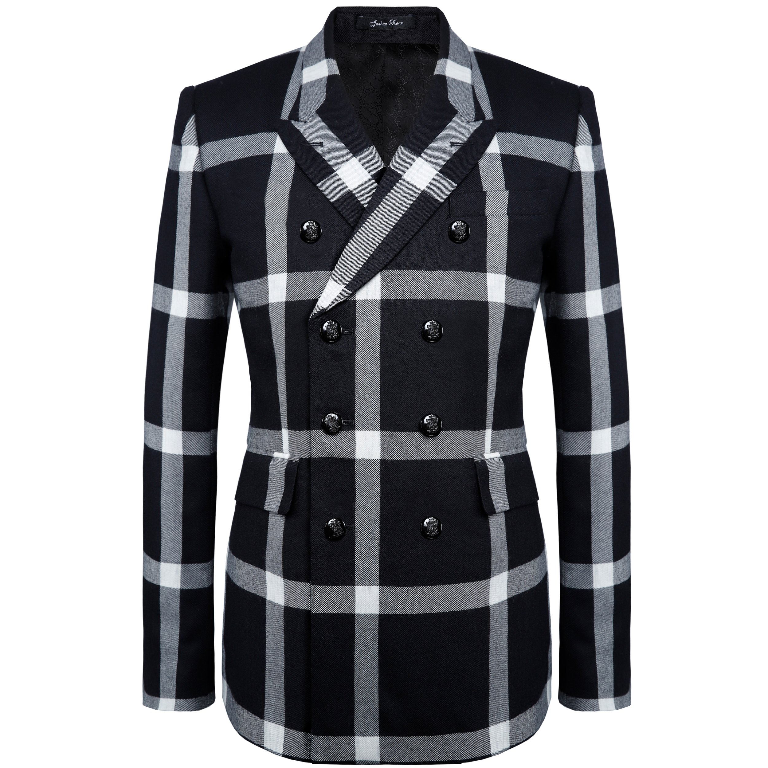 BLACK AND WHITE FLANNEL CHECK JACKET.jpg