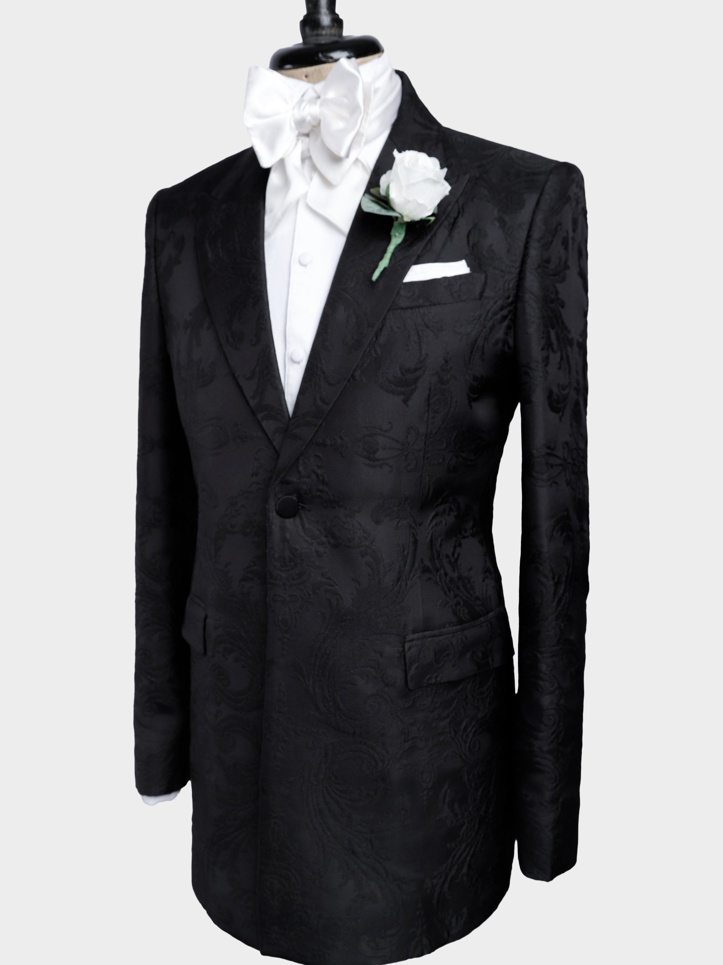 Black Embossed Scrolls Jacquard Suitmannequin1.jpg
