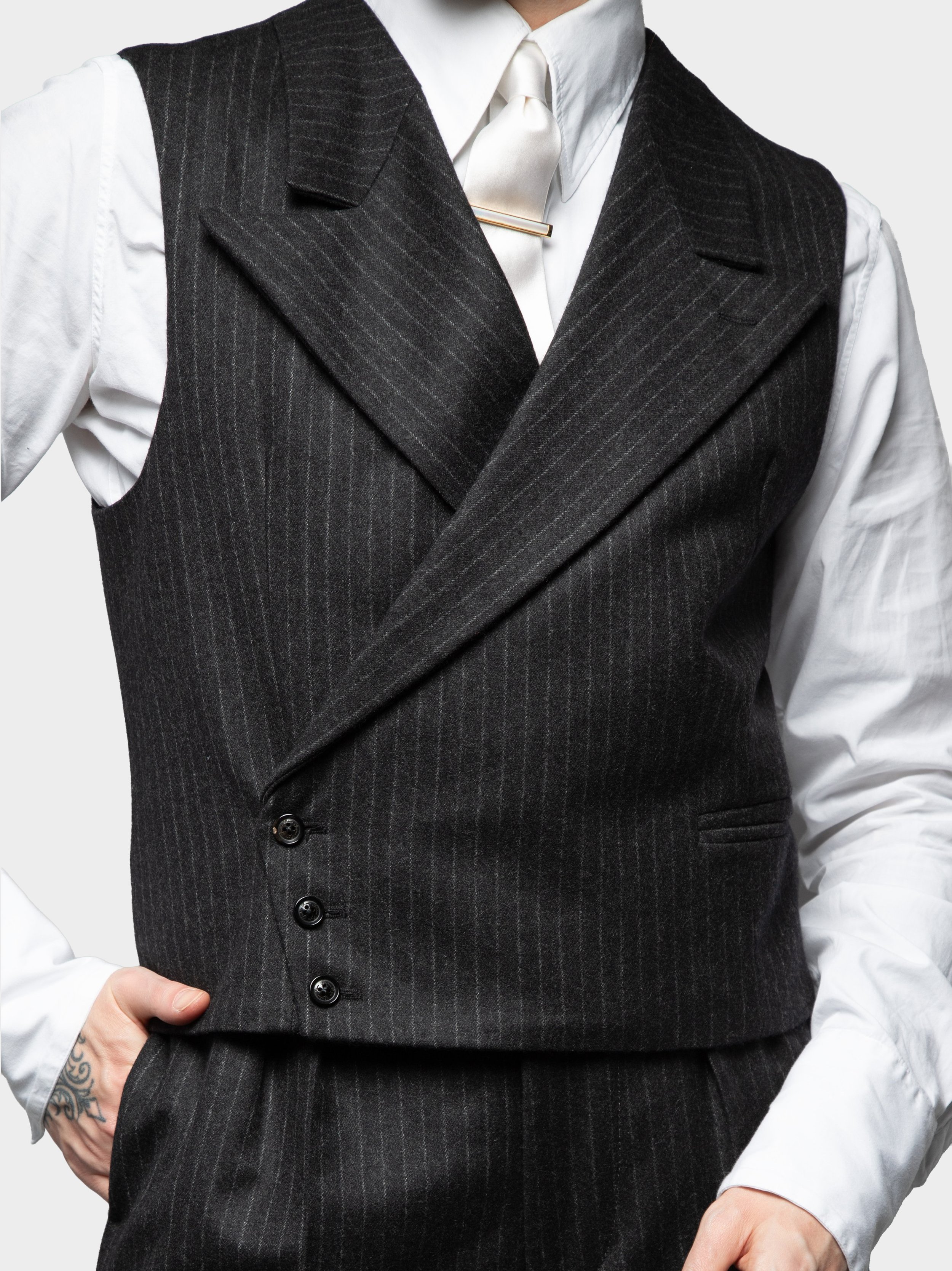 Grey Flannel Stripe Waistcoat.jpg