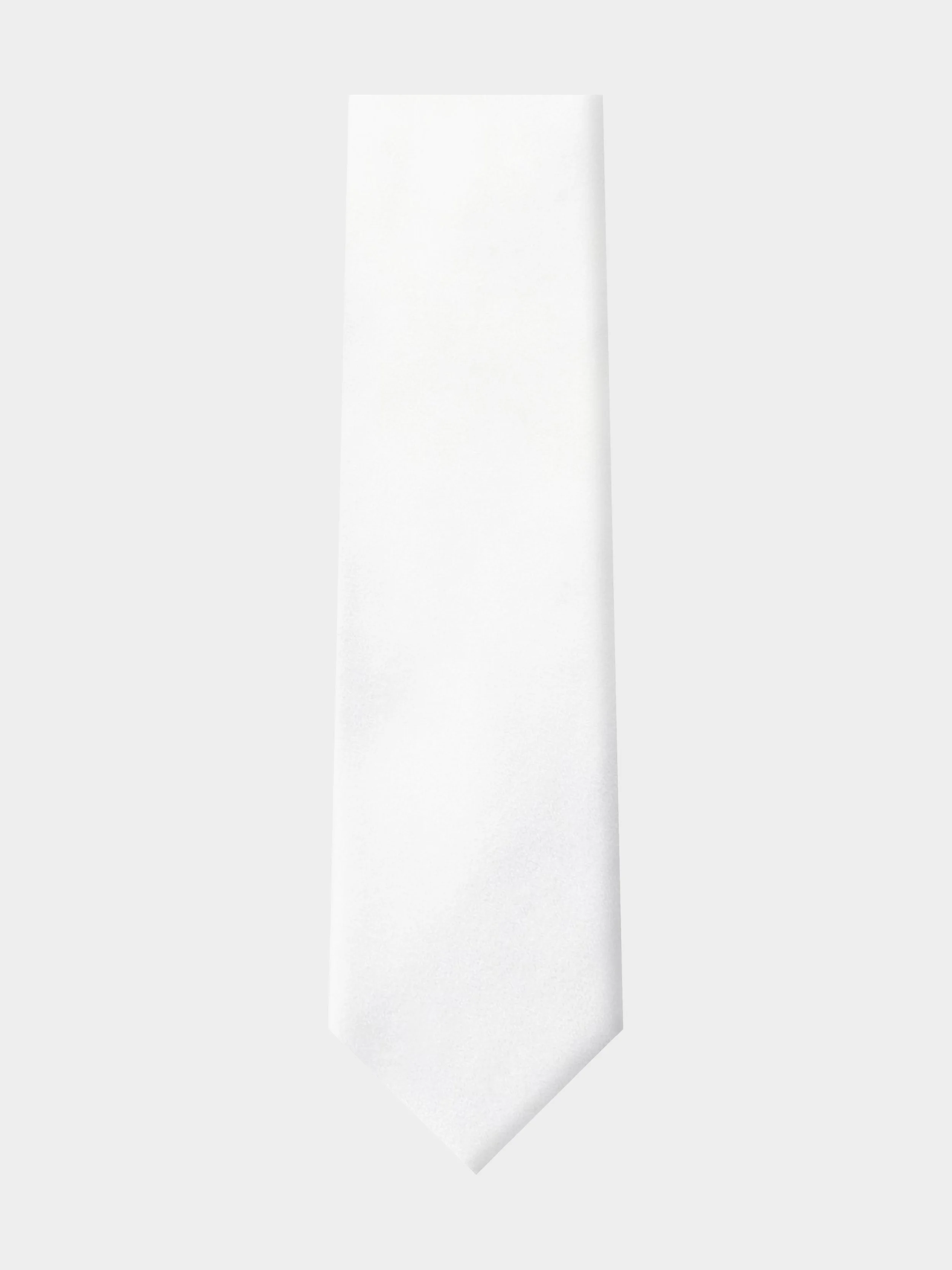 'White Silk' Slim Necktie