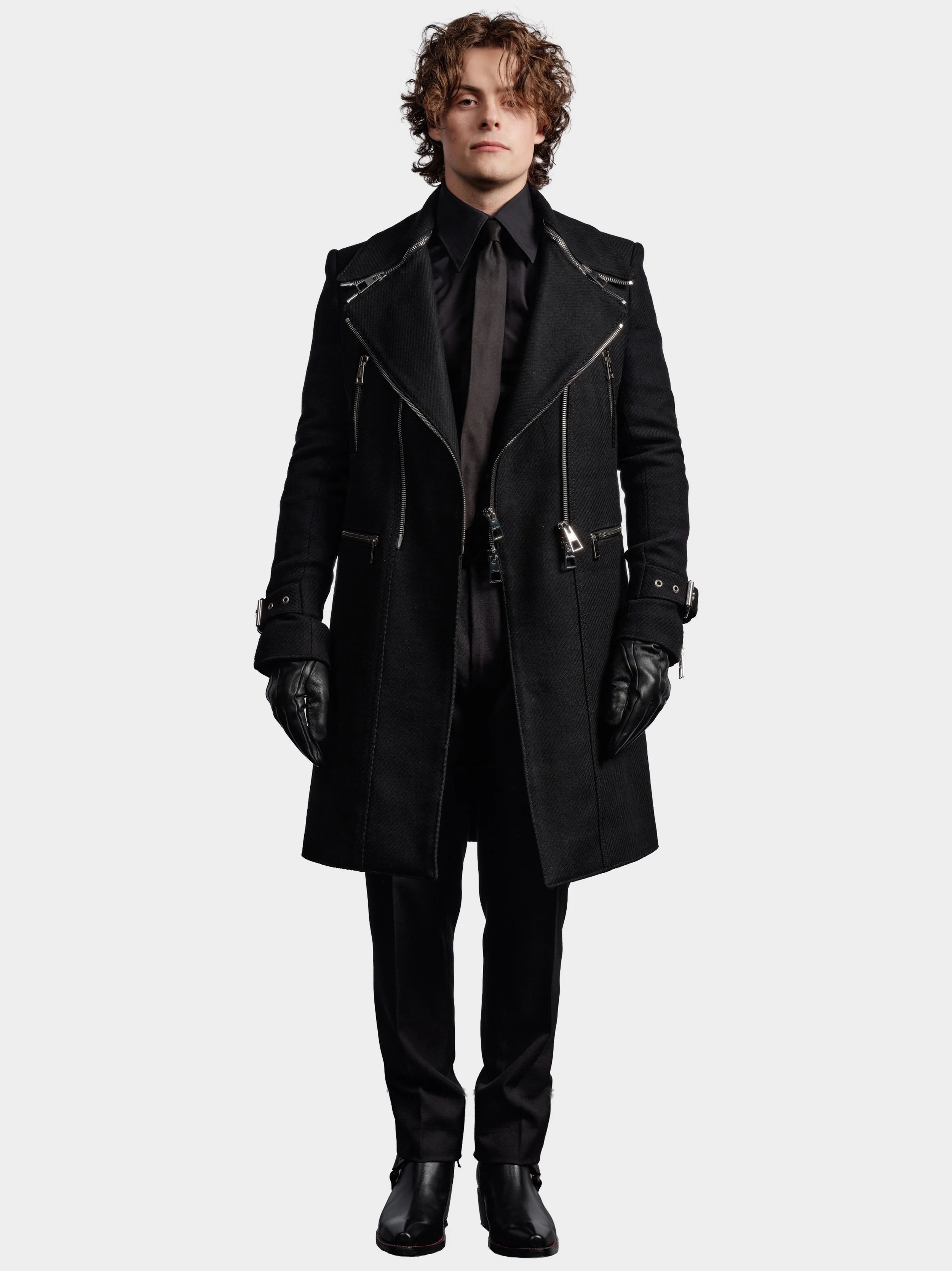 Black Wool Biker Coat 1.jpg