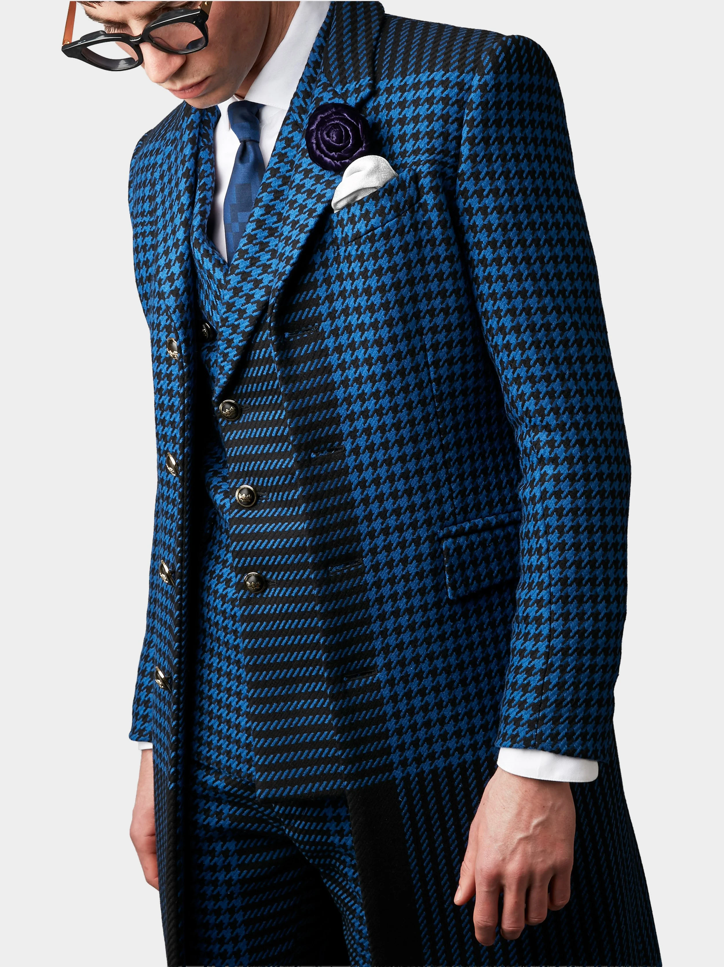 Navy Houndstooth Check Coat 2.jpg