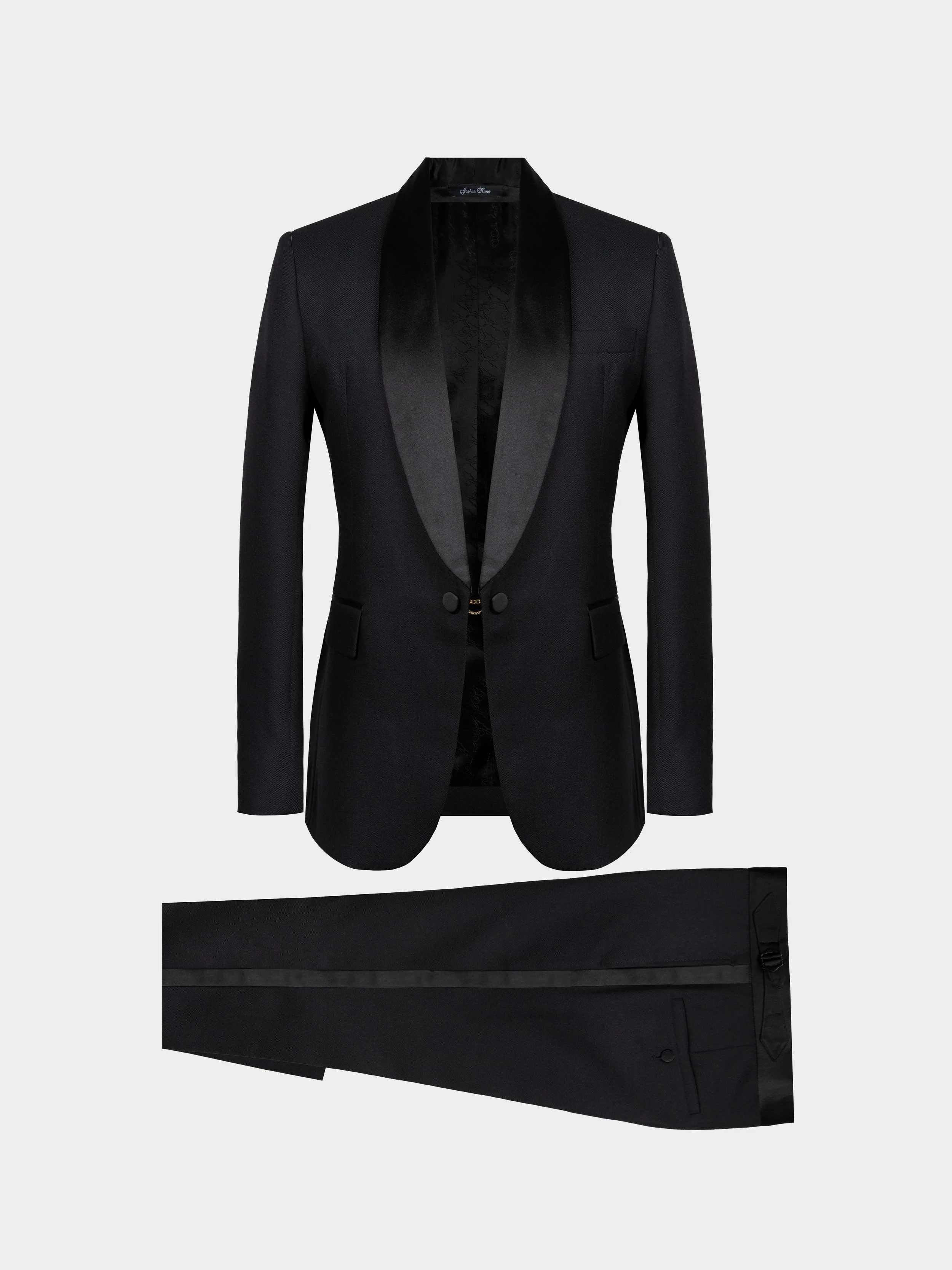 Black Twill And Silk Dinner Suit