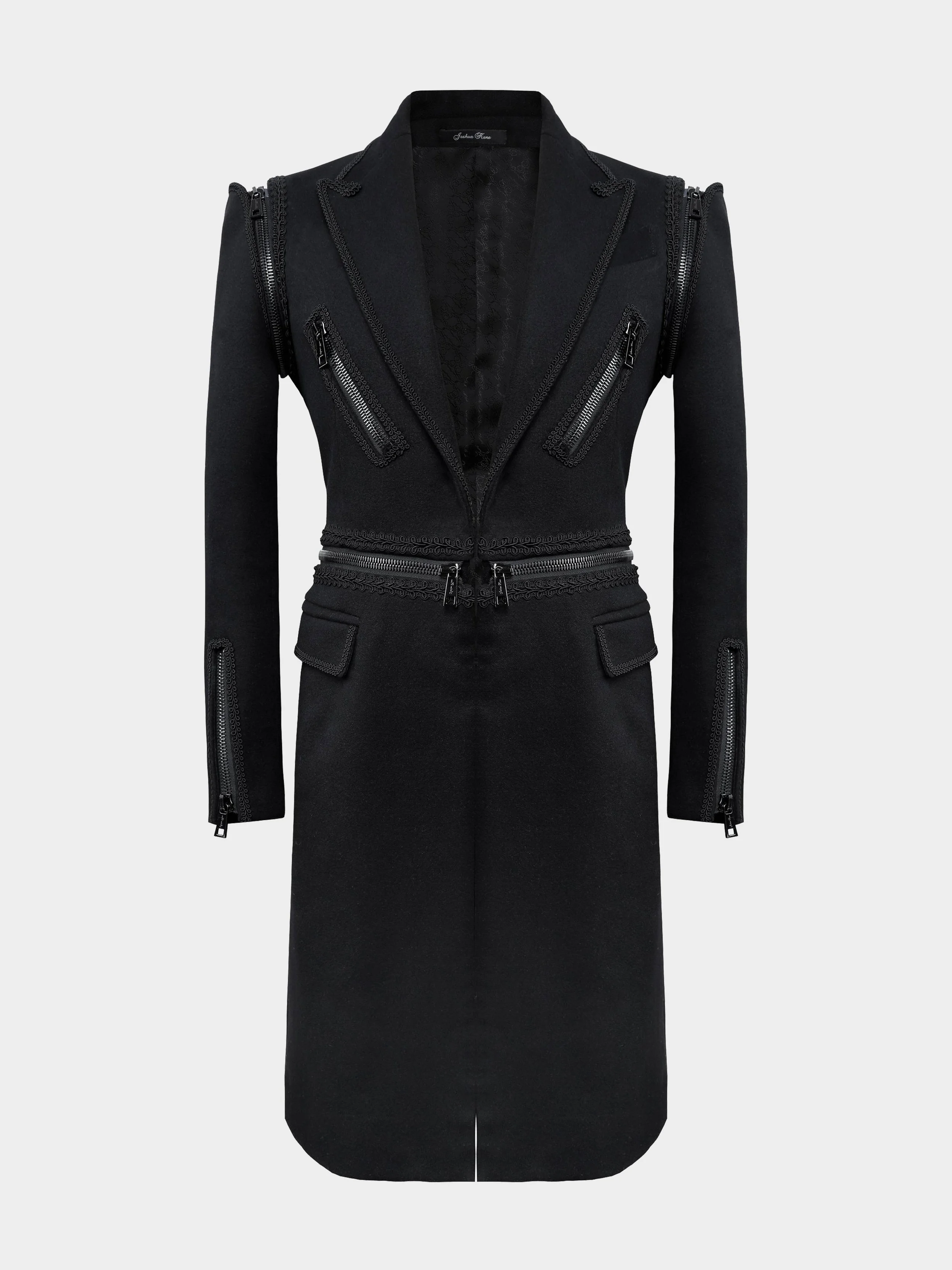 Black Rebel Zip Off Coat