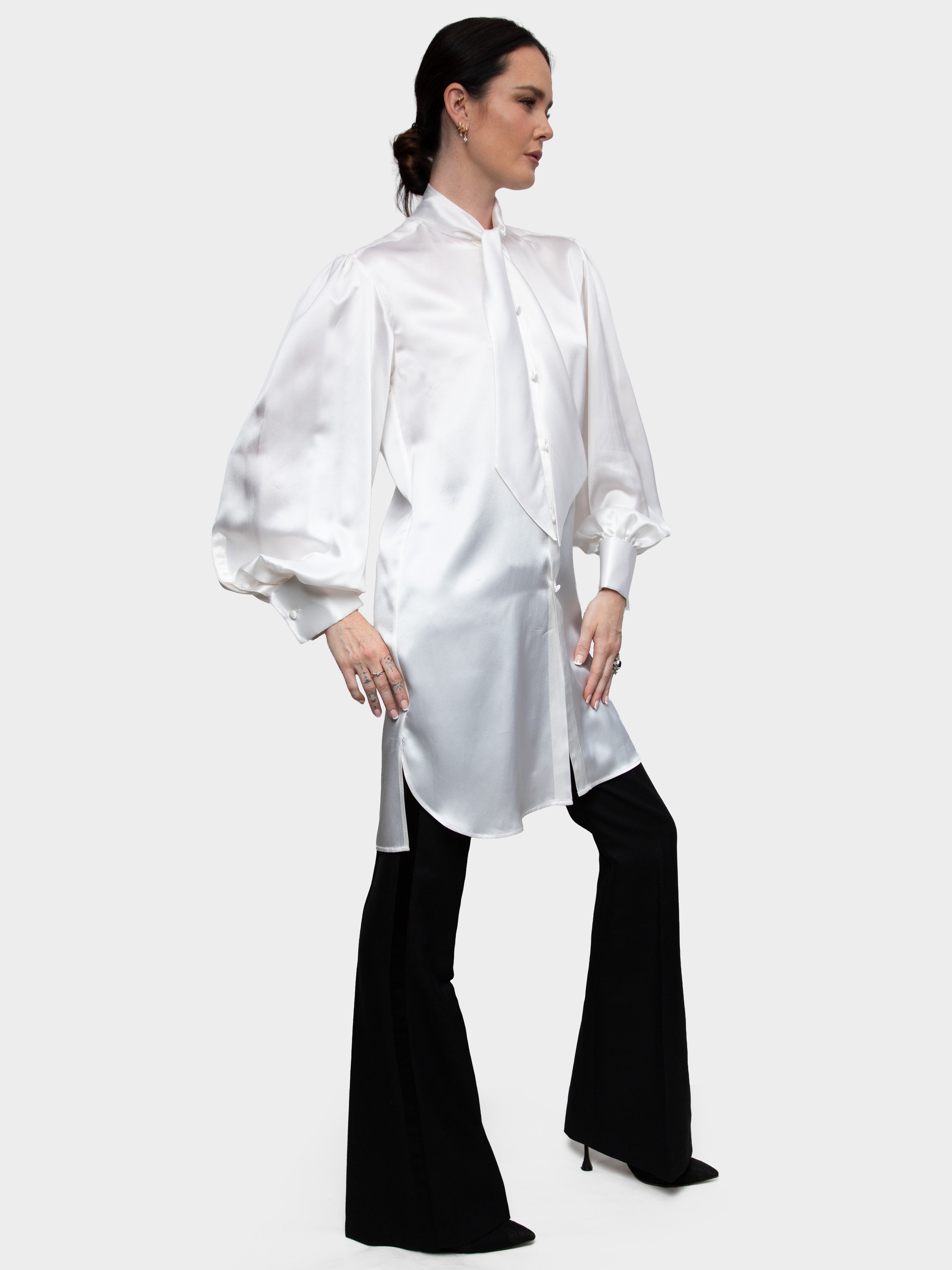 White Silk Pussybow Shirt 4.jpg