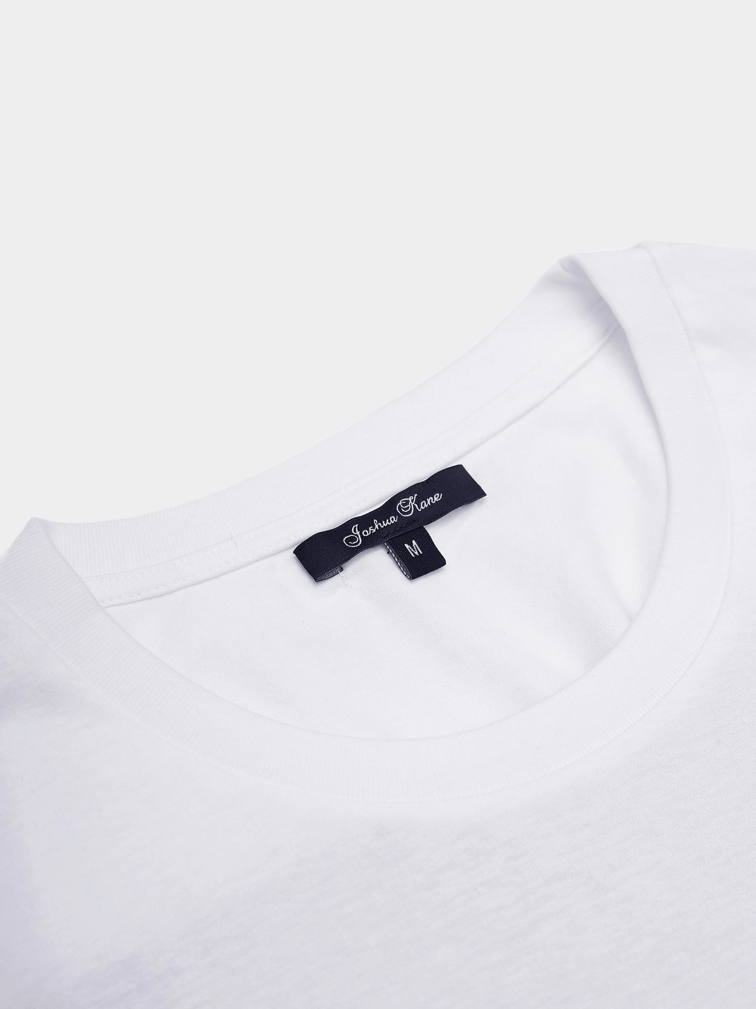 'The Shears' White And Black T-Shirt flat close.jpg