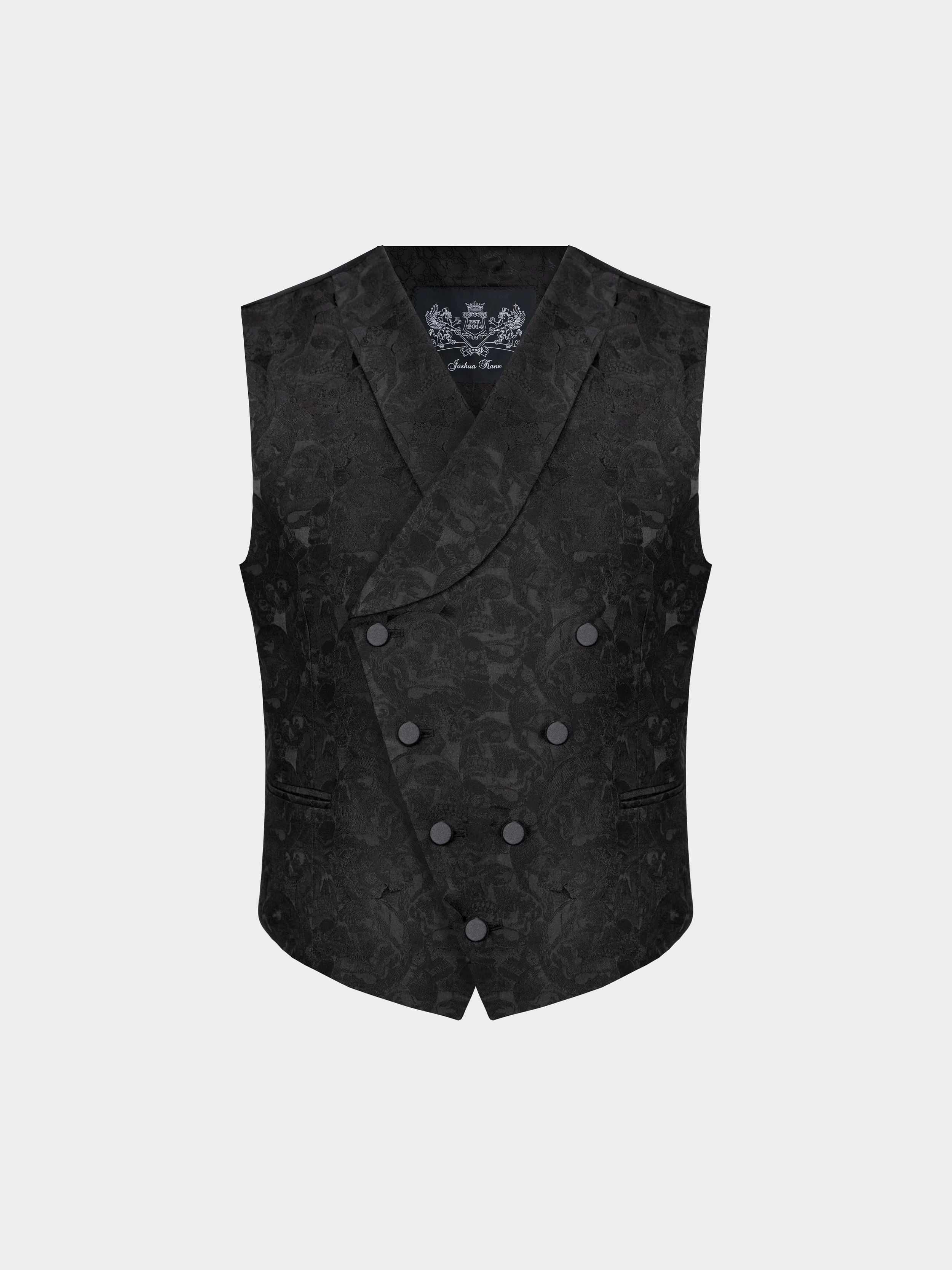 Black Skulls Waistcoat