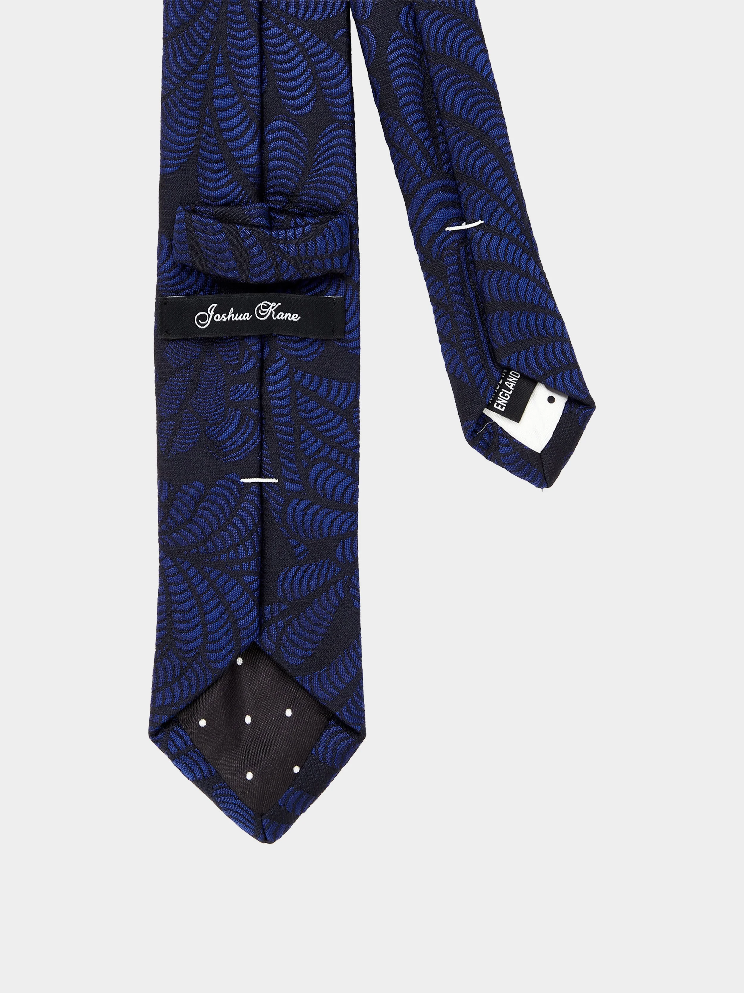 'Blue Langtry' Slim Necktie back.jpg