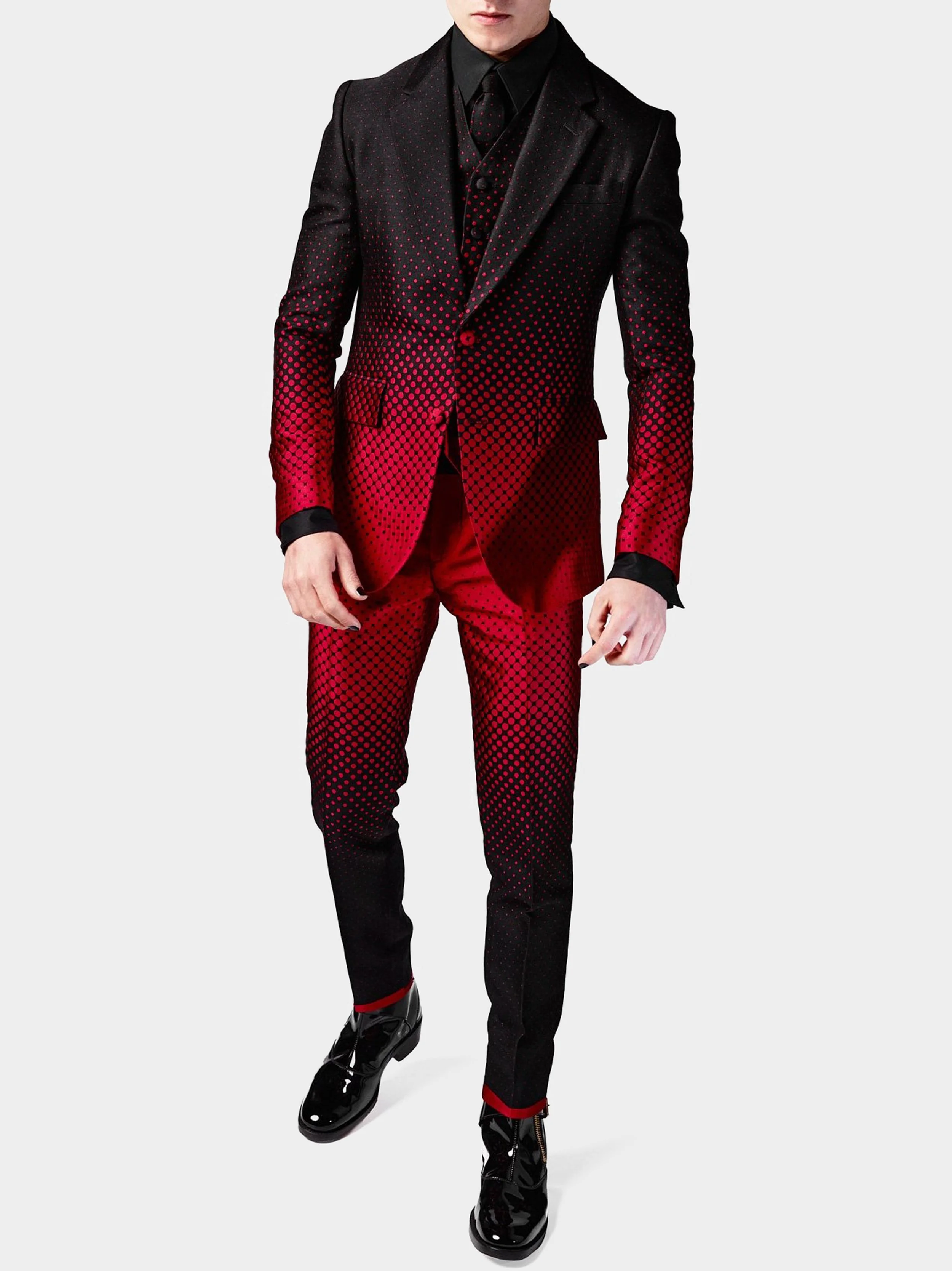 Black and Red Wonderdot  Suit walk.jpg