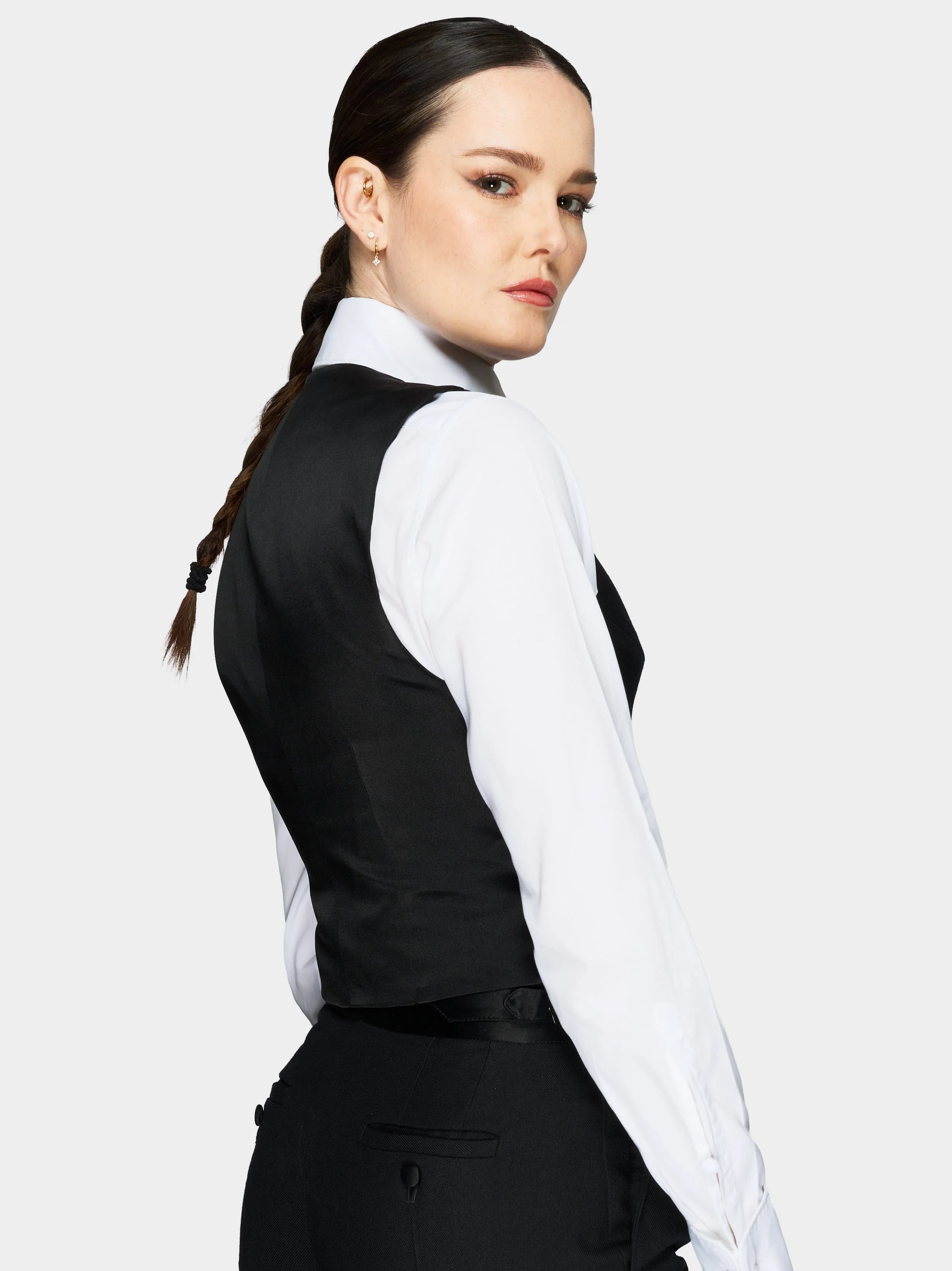 Black Wool And Silk Waistcoatback.jpg