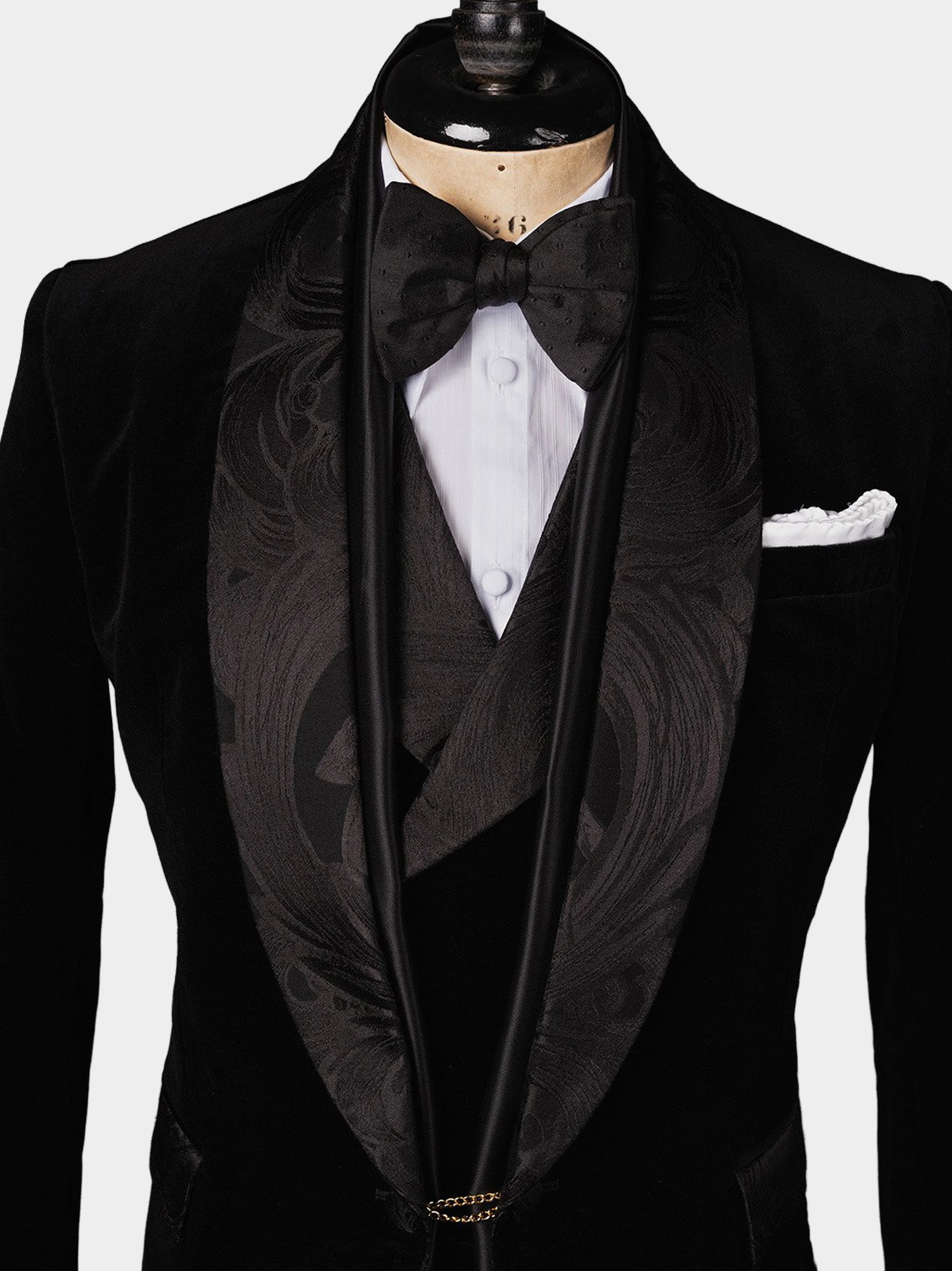 Black Velvet And Pegasus Jacquard Dinner Suit.jpg