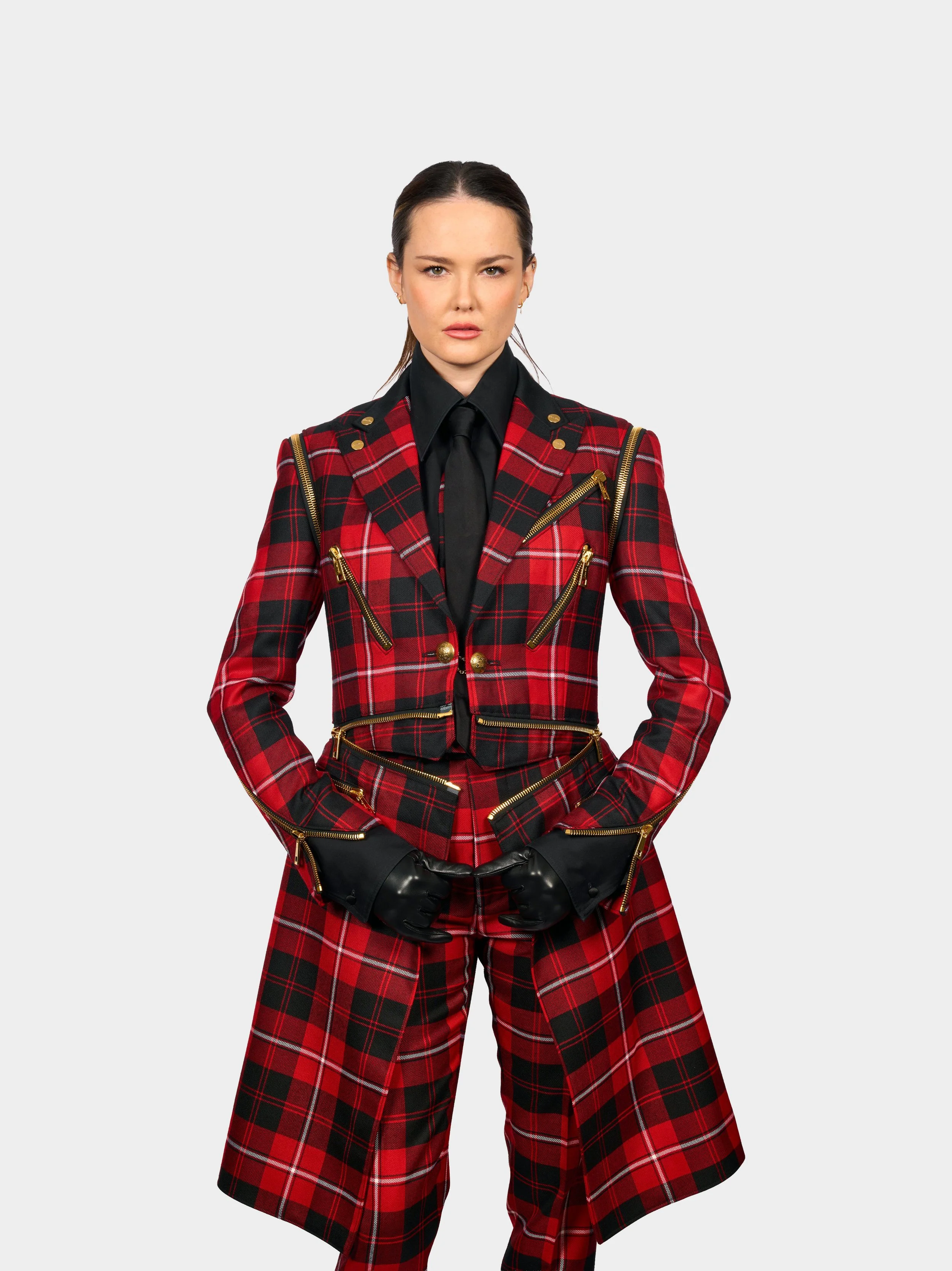 'Tartan Rebel Zip Coat' front forrealthistime.jpg
