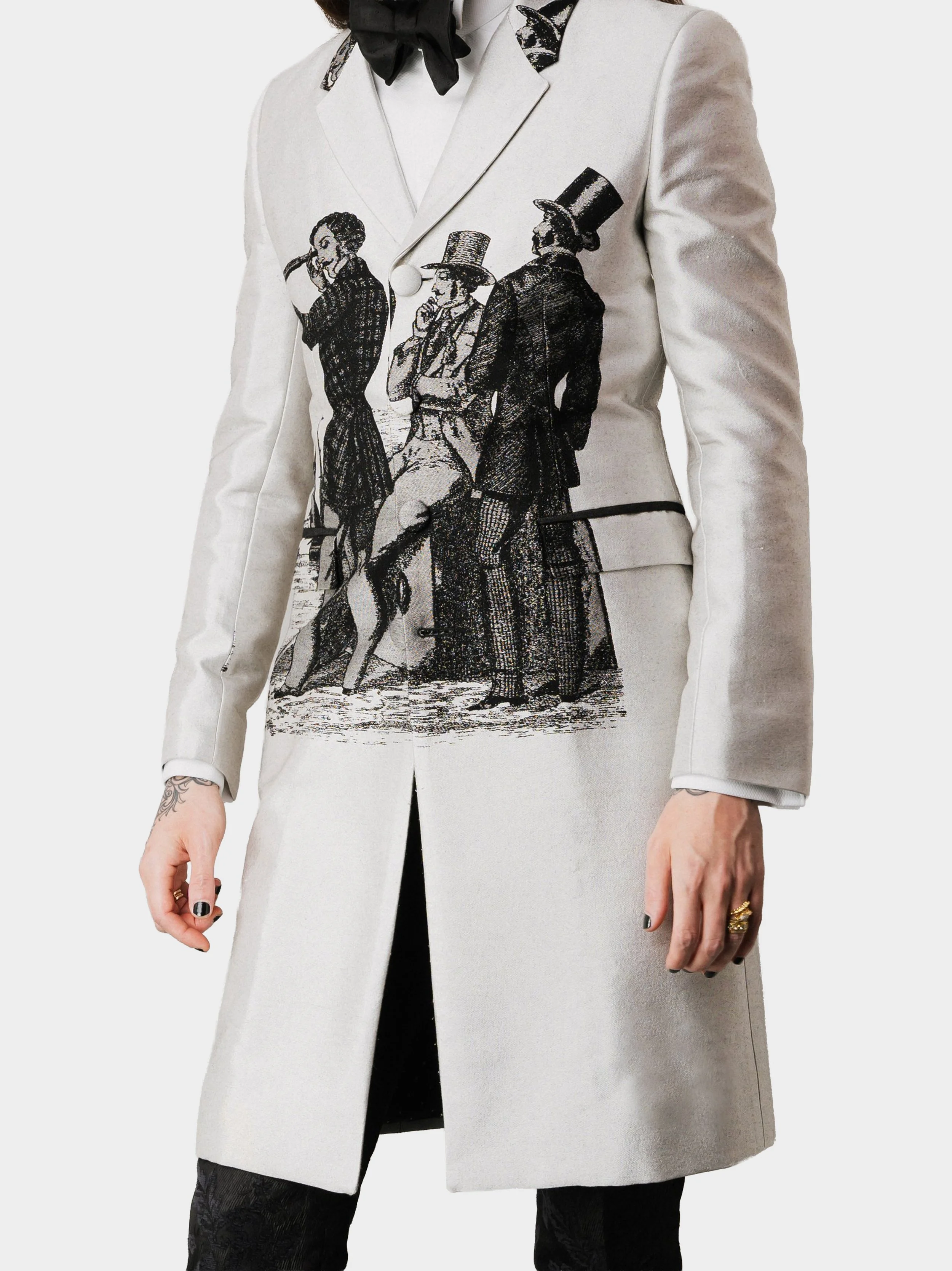 'The Harry' 3 Tailors Jacquard Coat 1.jpg