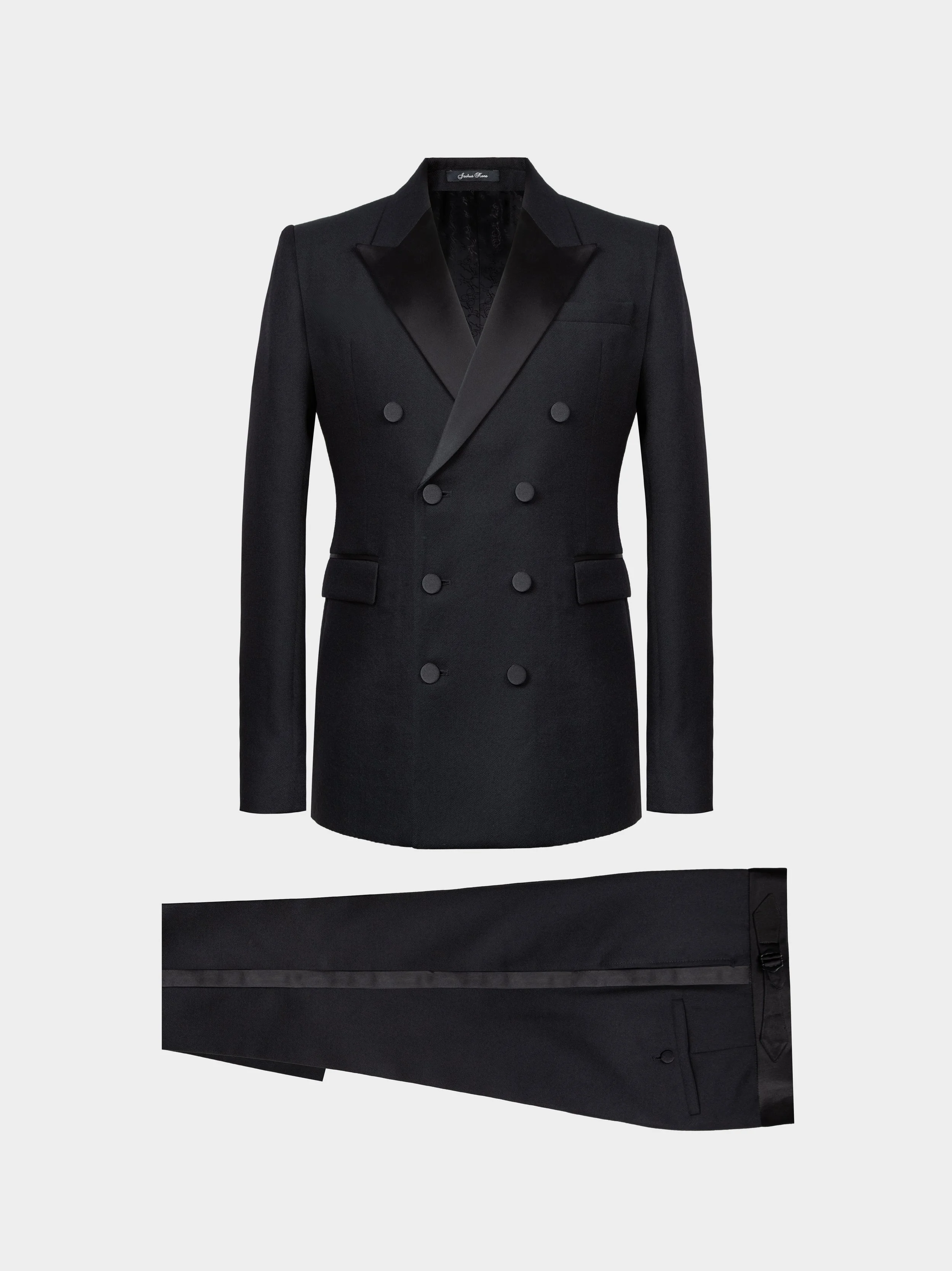 Black Double Breasted Dinner Suit