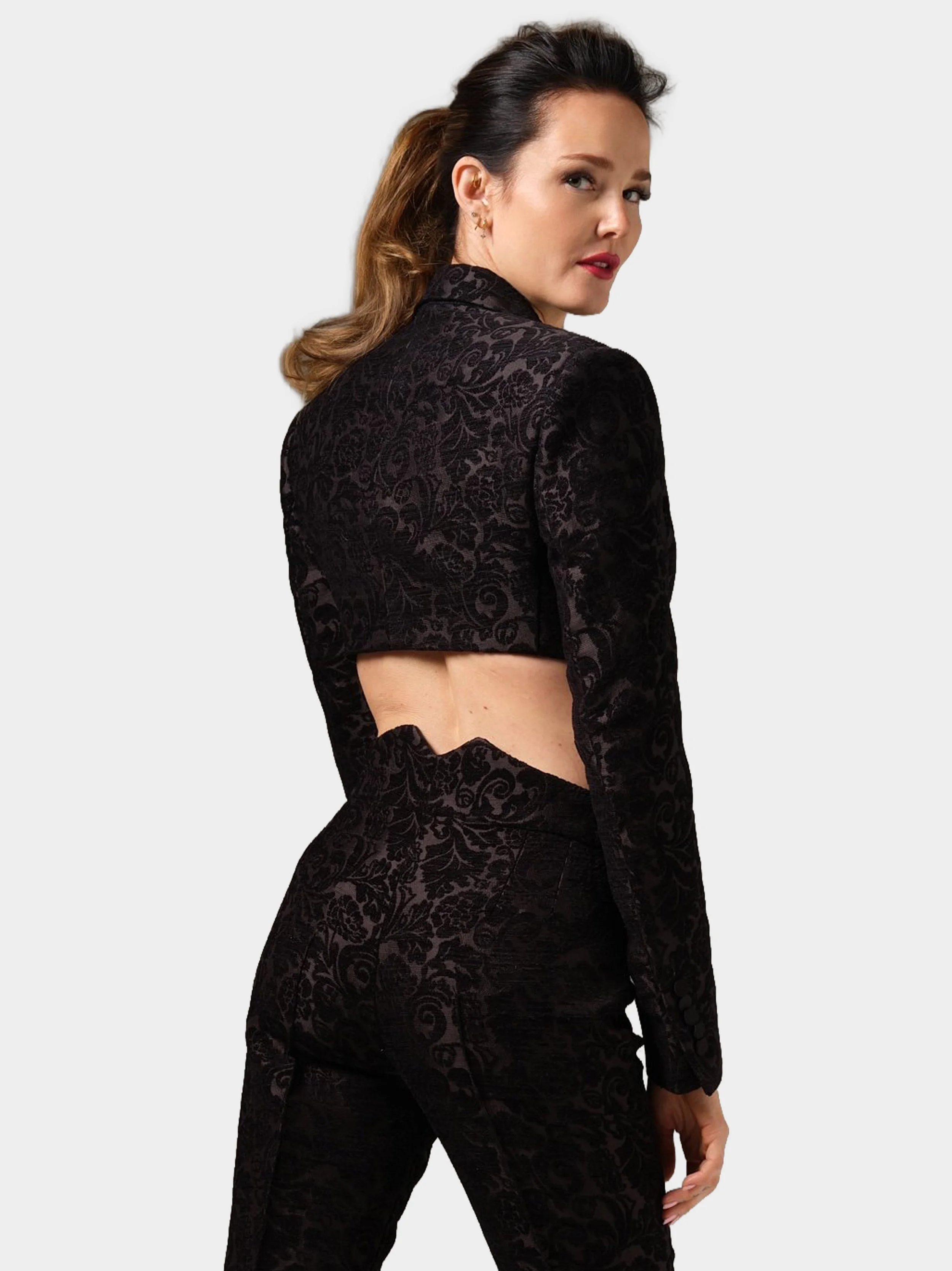 Floral Velvet Bolero Jacket back.jpg