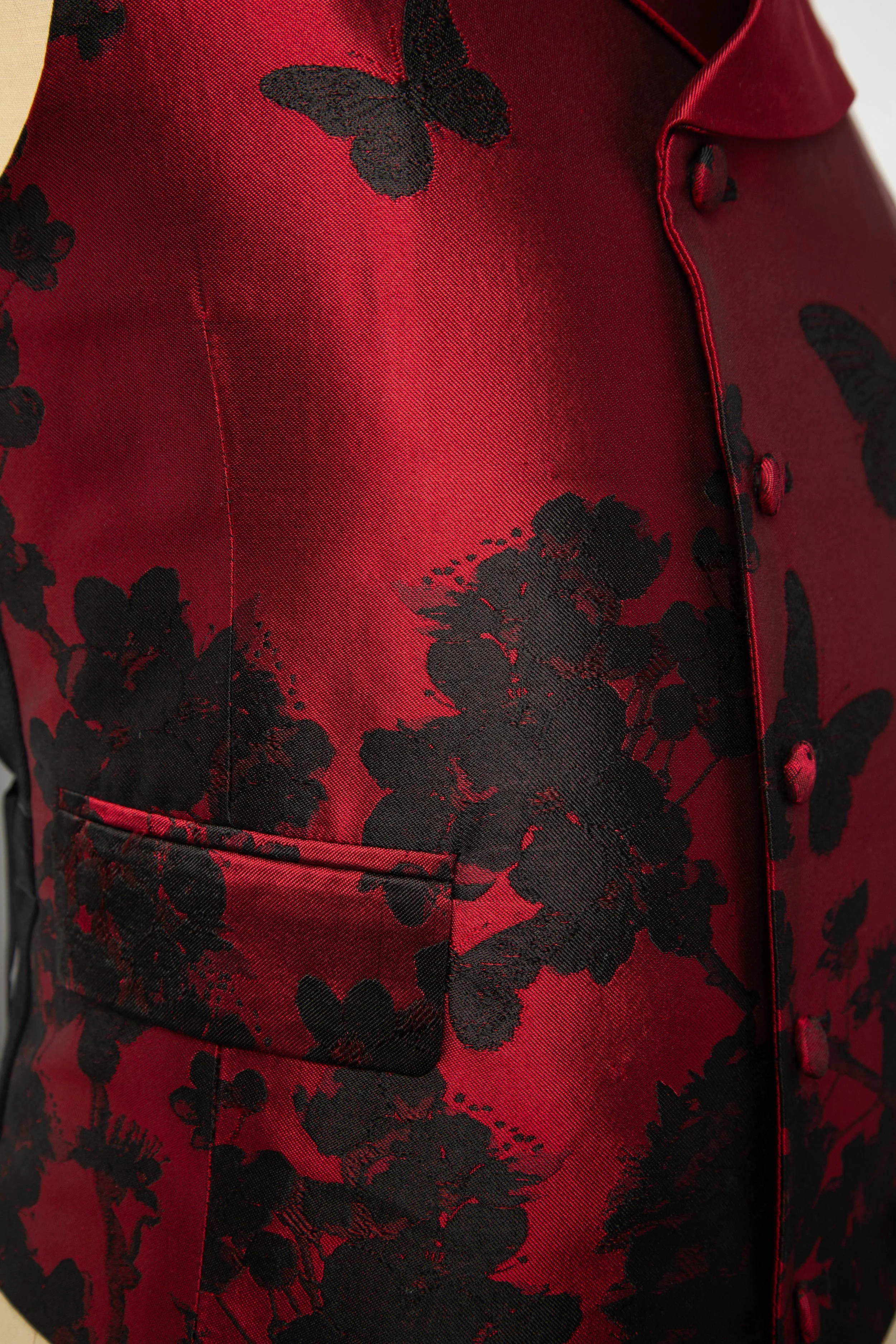 red side falling bloosom waistcoat.DETAIL1.jpg