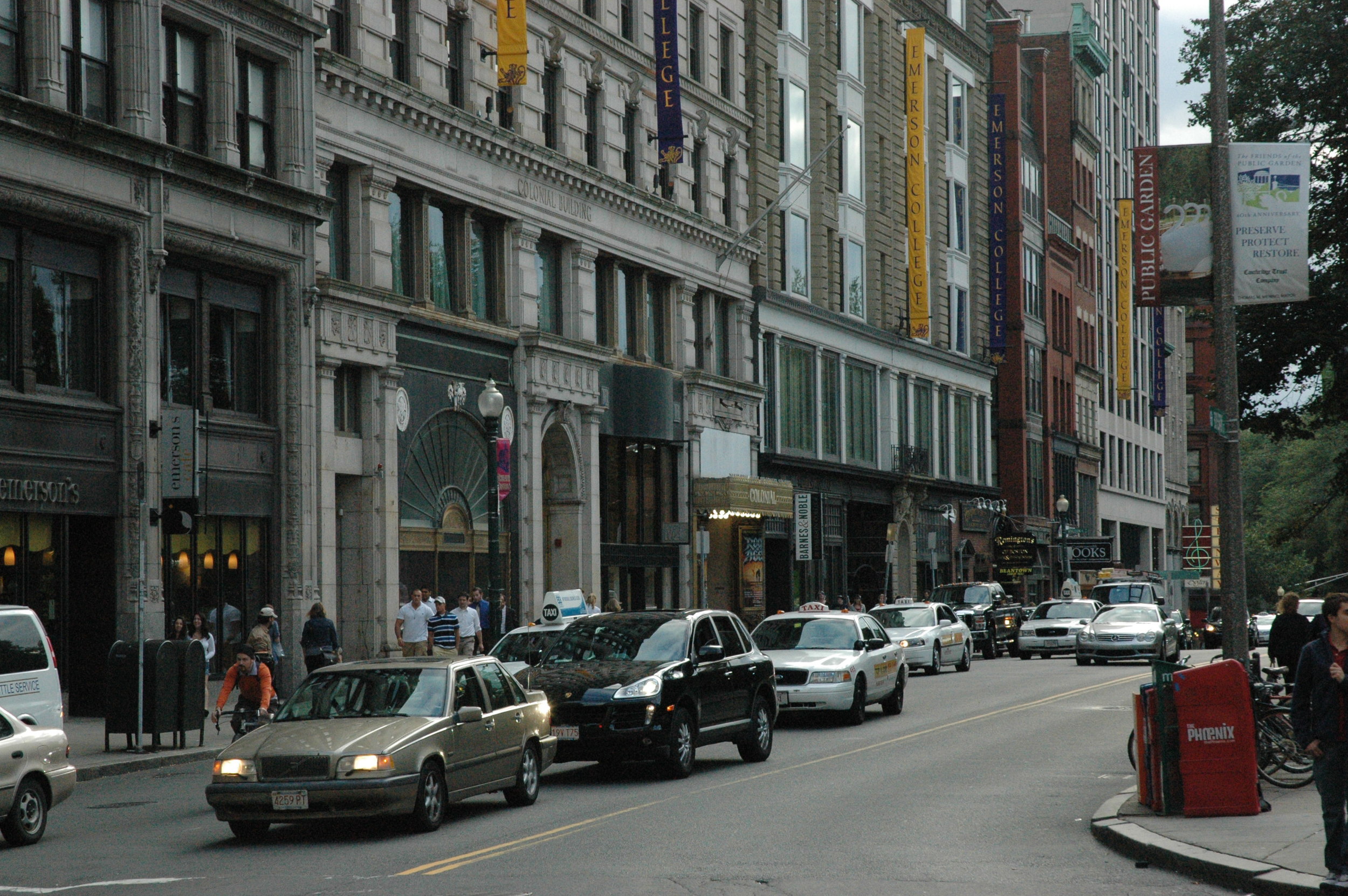 Busy Boston... where finding a convenient parking space is an issue.