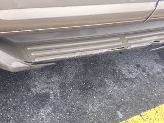Valet damage. Pittsburgh, Pennsylvania.