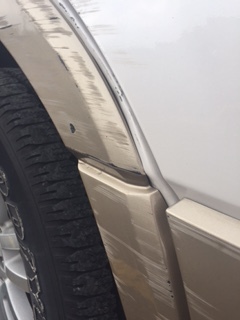 Valet parking damage. Pittsburgh, PA.