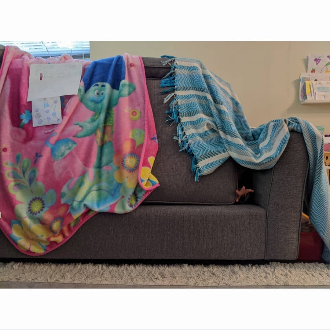 Week 2. How's everyone doing out there? If you're a parent and you're&nbsp; now wondering how to create &quot;social distance&quot; from your own kids. Forts. #yourewelcome #staysane #socialdistancingwithkids #stayhome #parenting #wewillgetthroughthi