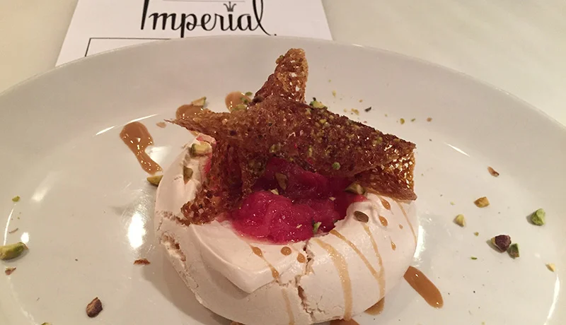 Imperial's Pavlova, photo by Carolyn B. Heller