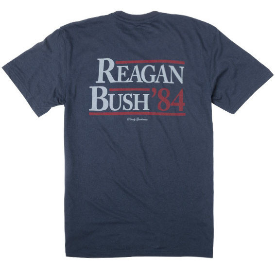 Mens The Official Reagan Bush '84 T-Shirt For Men Mens The Official Reagan Bush '84 T-Shirt For Men