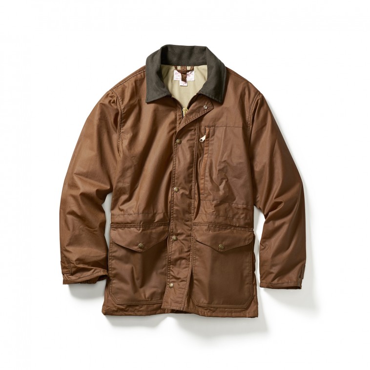Filson Cover Cloth Mile Marker Jacket- Brown — Carriages Filson Cover Cloth Mile Marker Jacket- Brown — Carriages