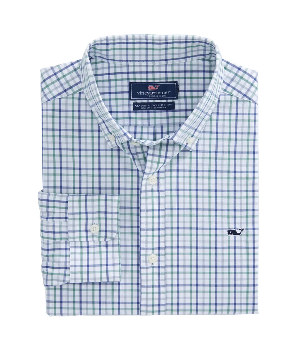 dress shirt whale logo Vineyard Vines Water Street Classic Whale Shirt- Starboard Green —  Carriages Fine Clothier | Baton Rouge, LA