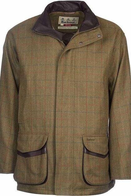 barbour tweed coat