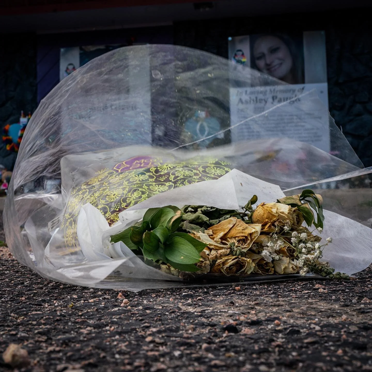 I stopped by Club Q in Colorado Springs on my way home today from covering the shooter's guilty plea on five murder charges and a raft of others that will put him behind bars for the rest of his life. The memorials on the walls remain. Sadness and ho